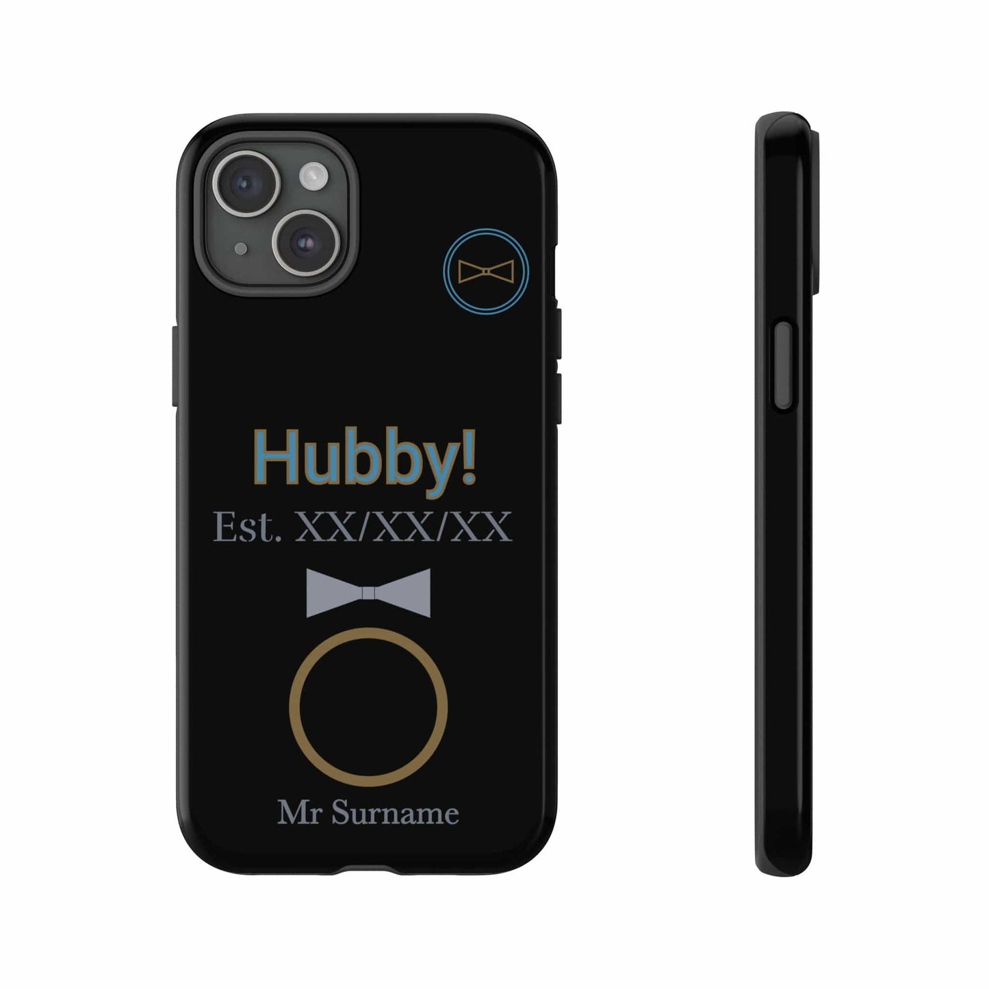 Printify Phone Case iPhone 15 Plus / Glossy Personalised Hubby iPhone Case