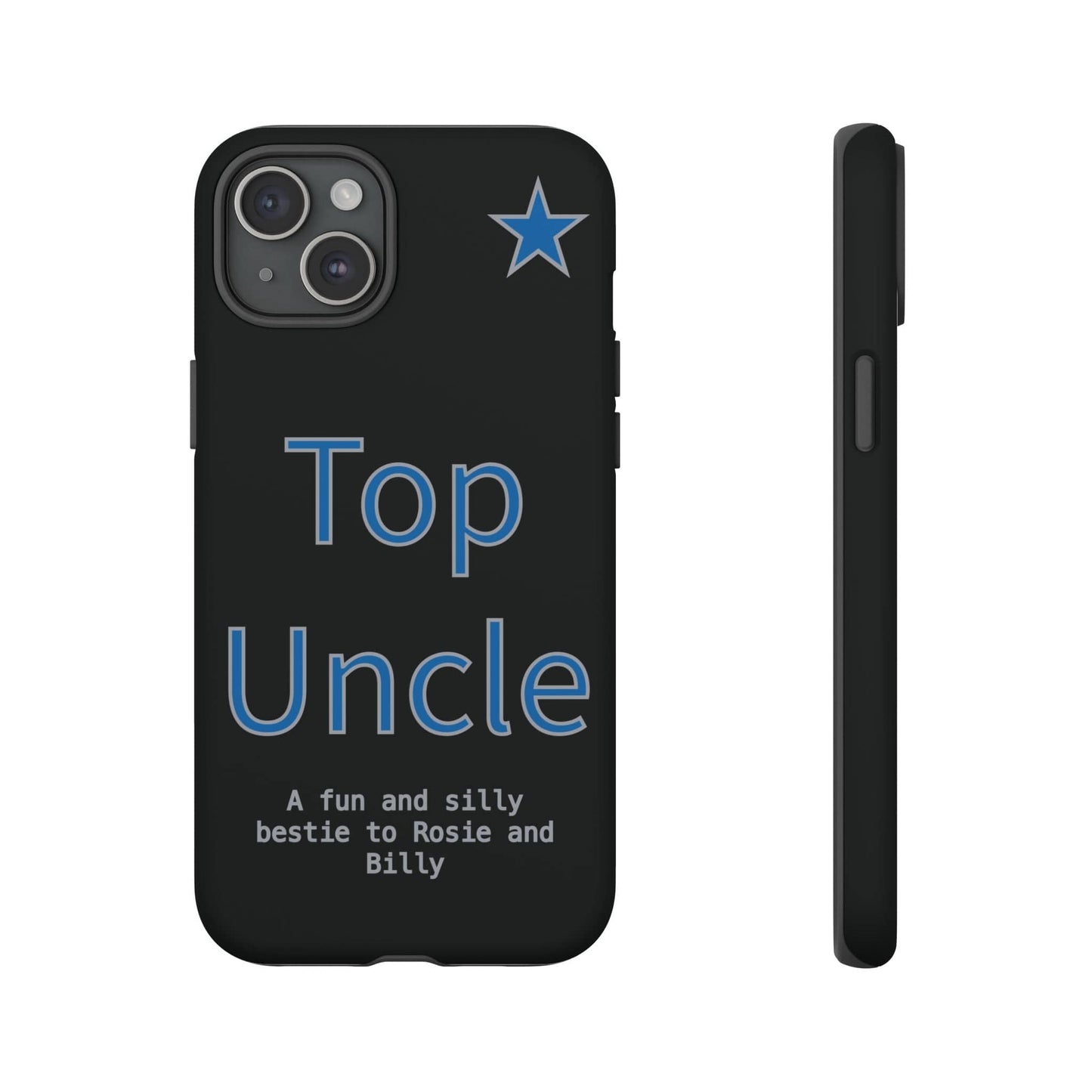 Printify Phone Case iPhone 15 Plus / Matte Personalised Top Uncle iPhone Case – A Fun & Practical Gift for Him