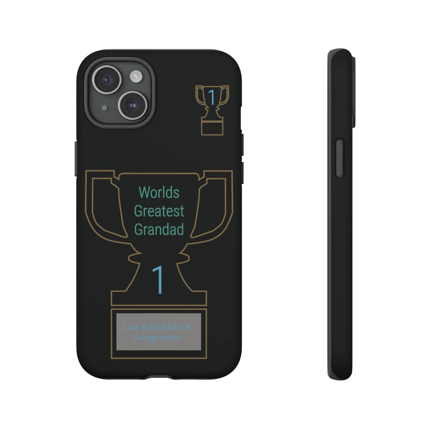 Printify Phone Case iPhone 15 Plus / Matte Personalised Worlds Greatest Grandad iPhone Case