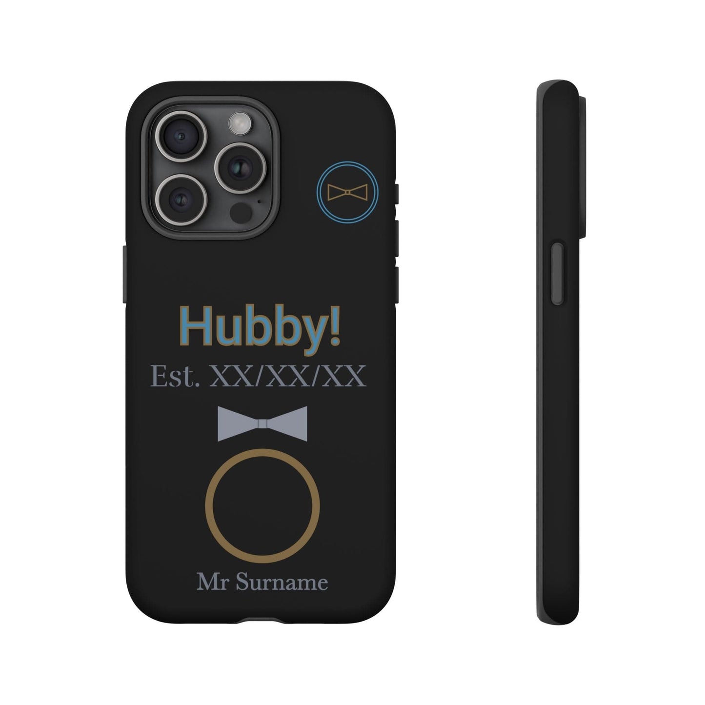 Printify Phone Case iPhone 15 Pro Max / Matte Personalised Hubby iPhone Case