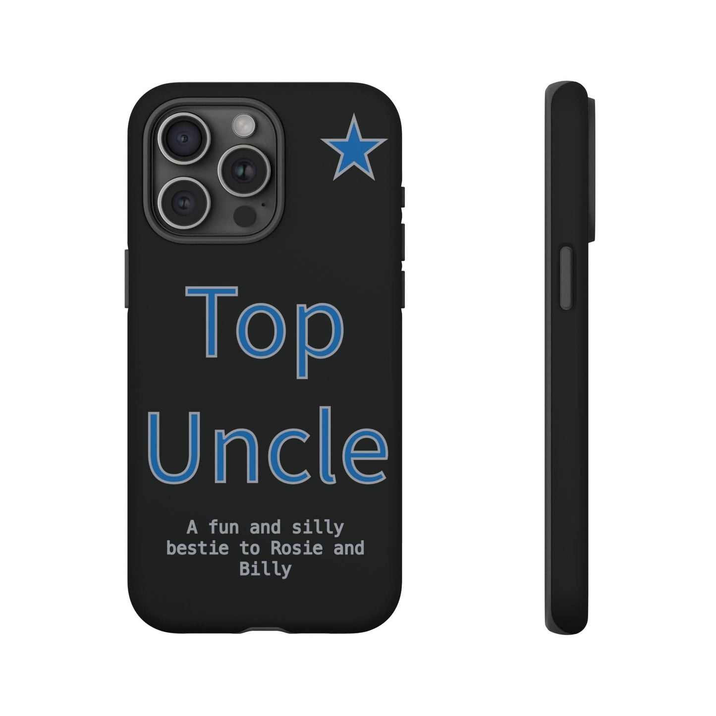 Printify Phone Case iPhone 15 Pro Max / Matte Personalised Top Uncle iPhone Case – A Fun & Practical Gift for Him