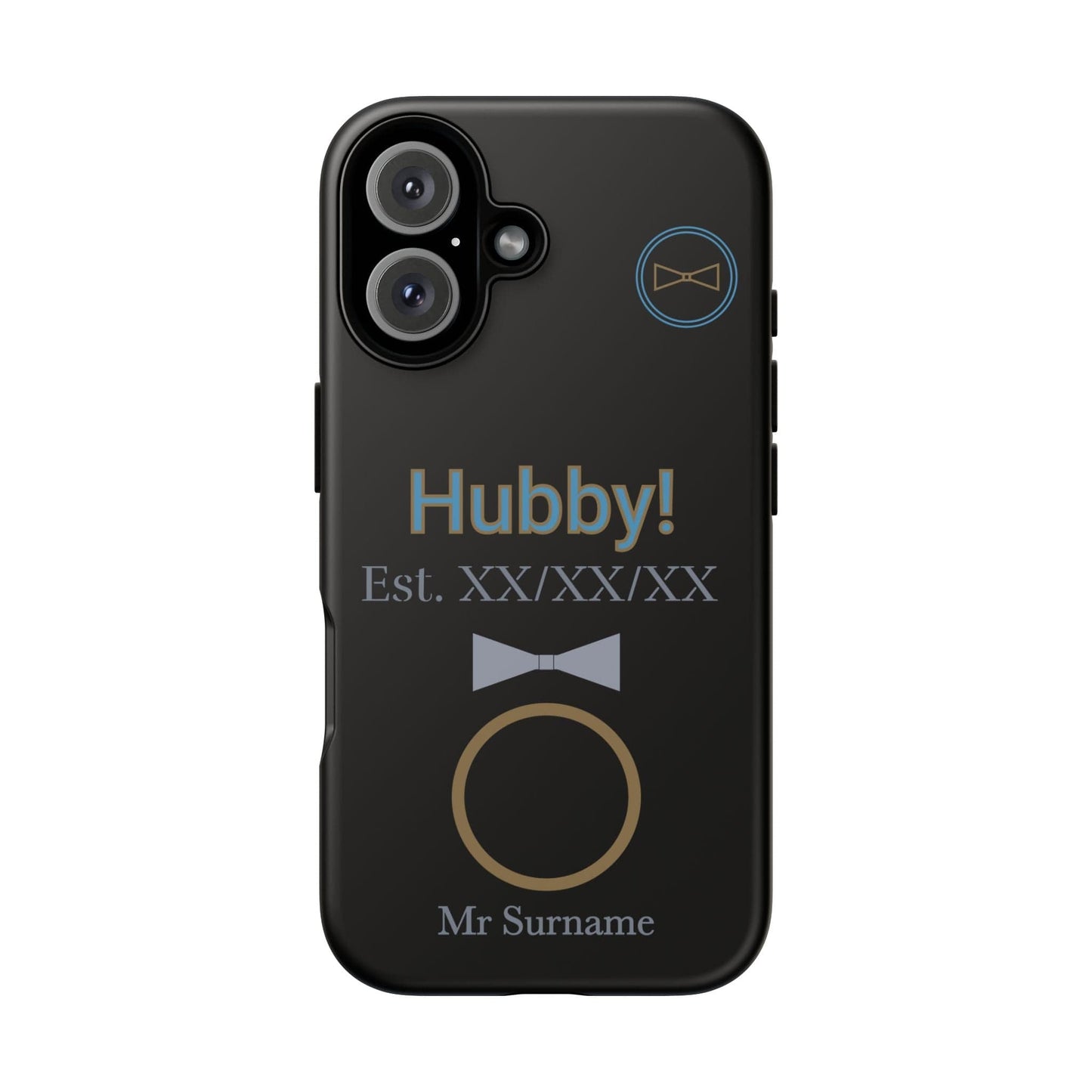 Printify Phone Case iPhone 16 / Matte Personalised Hubby iPhone Case