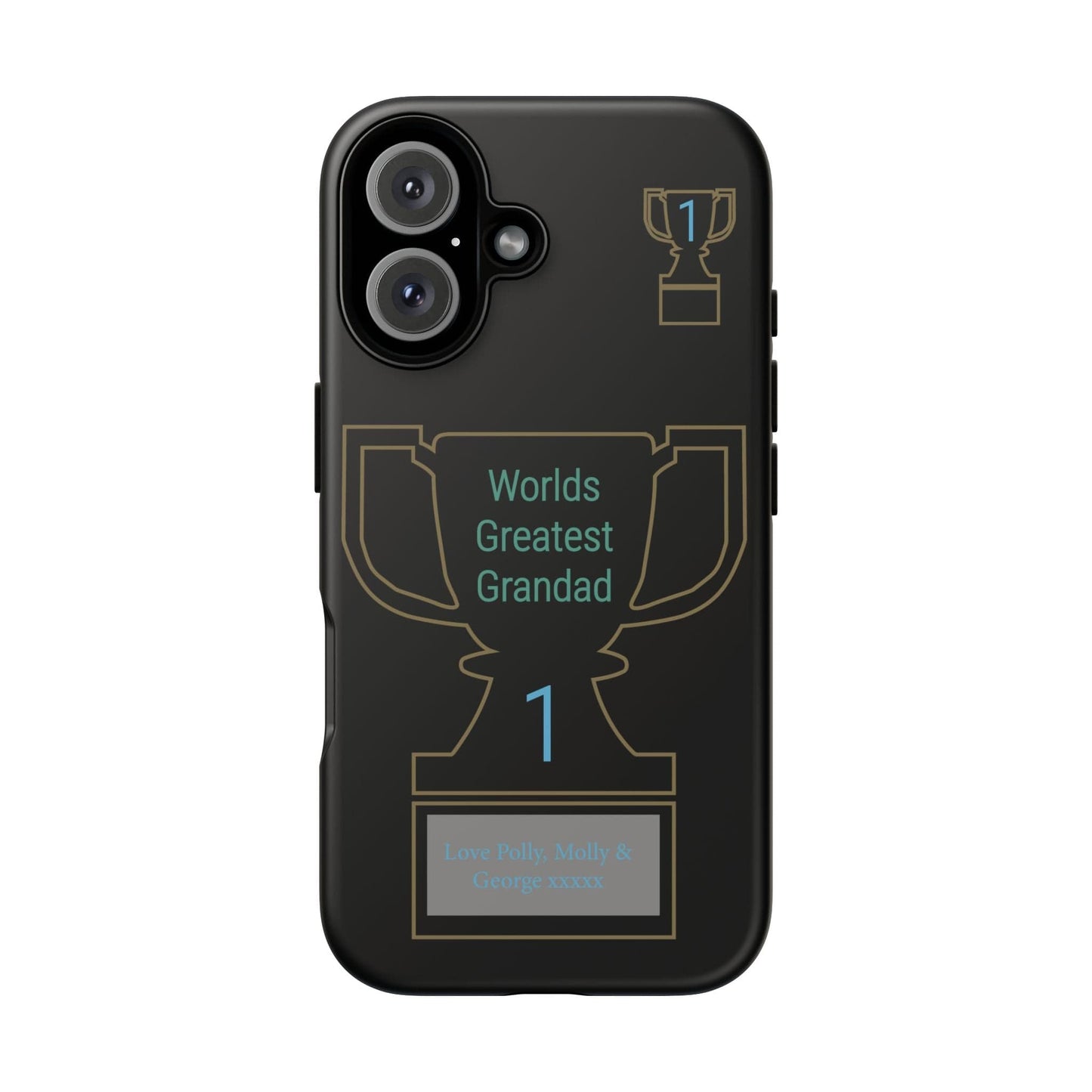 Printify Phone Case iPhone 16 / Matte Personalised Worlds Greatest Grandad iPhone Case