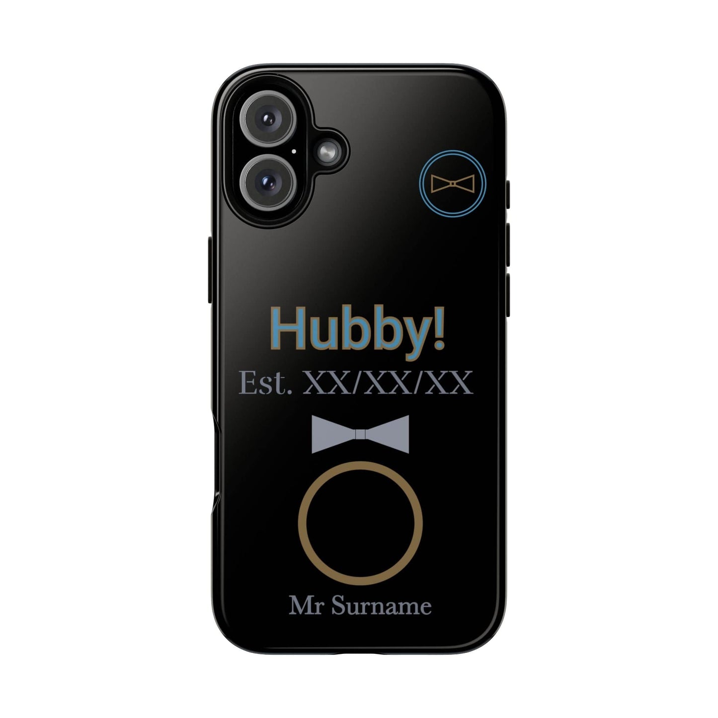 Printify Phone Case iPhone 16 Plus / Glossy Personalised Hubby iPhone Case