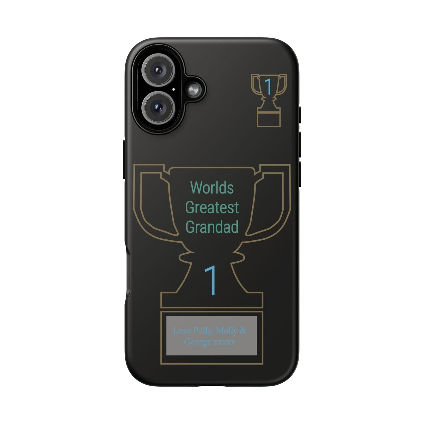 Printify Phone Case iPhone 16 Plus / Matte Personalised Worlds Greatest Grandad iPhone Case