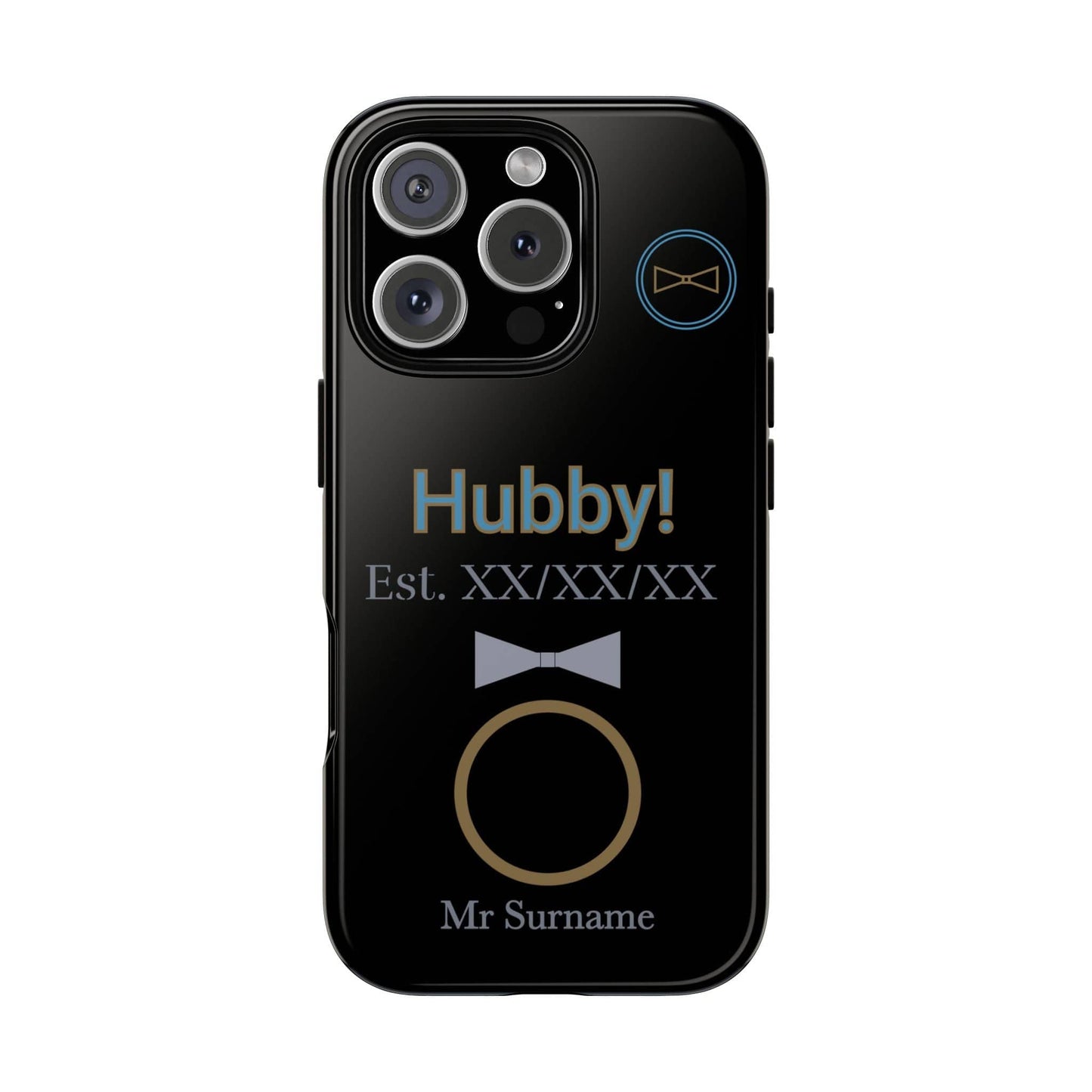 Printify Phone Case iPhone 16 Pro / Glossy Personalised Hubby iPhone Case