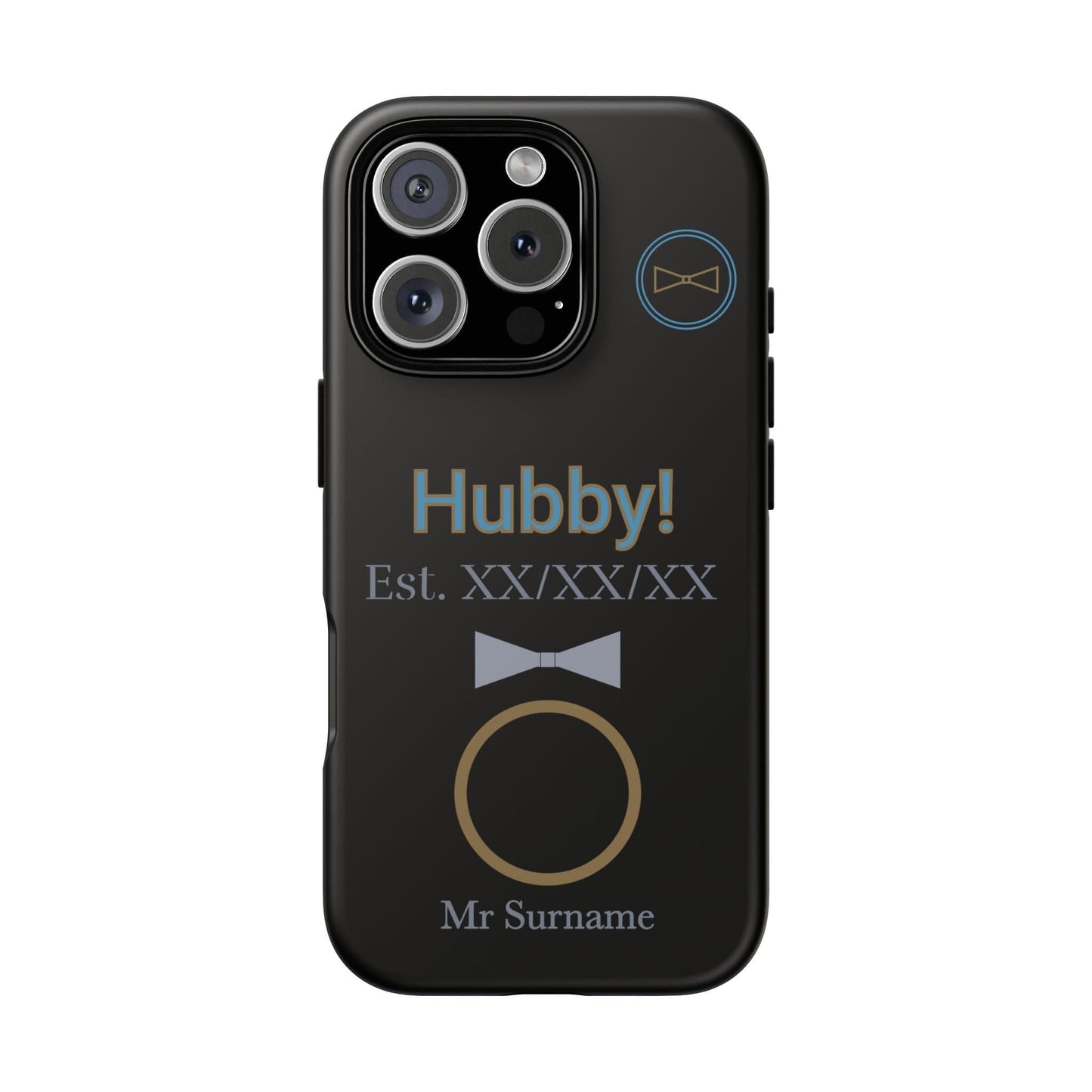 Printify Phone Case iPhone 16 Pro / Matte Personalised Hubby iPhone Case