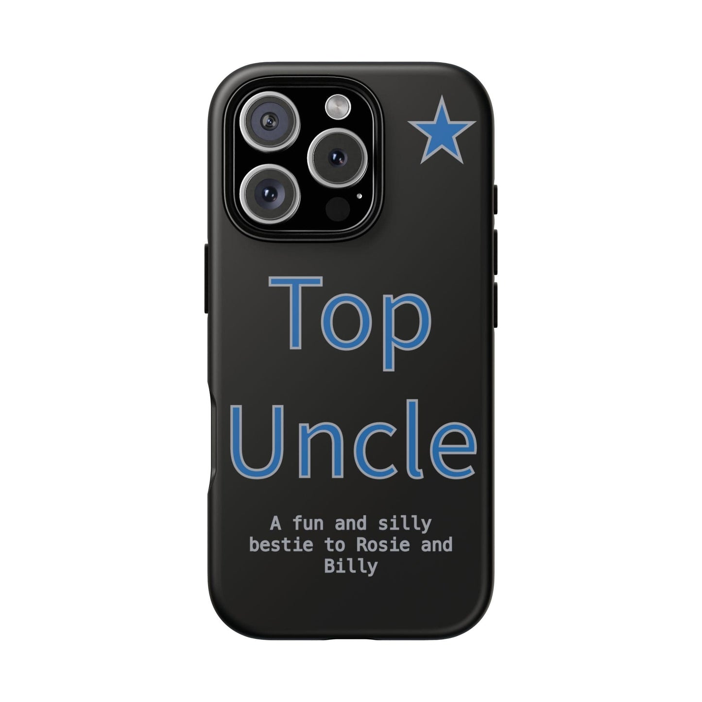 Printify Phone Case iPhone 16 Pro / Matte Personalised Top Uncle iPhone Case – A Fun & Practical Gift for Him