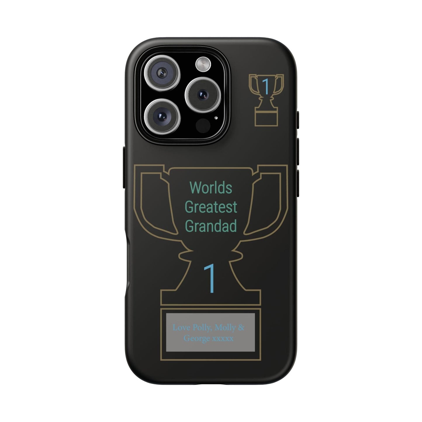 Printify Phone Case iPhone 16 Pro / Matte Personalised Worlds Greatest Grandad iPhone Case