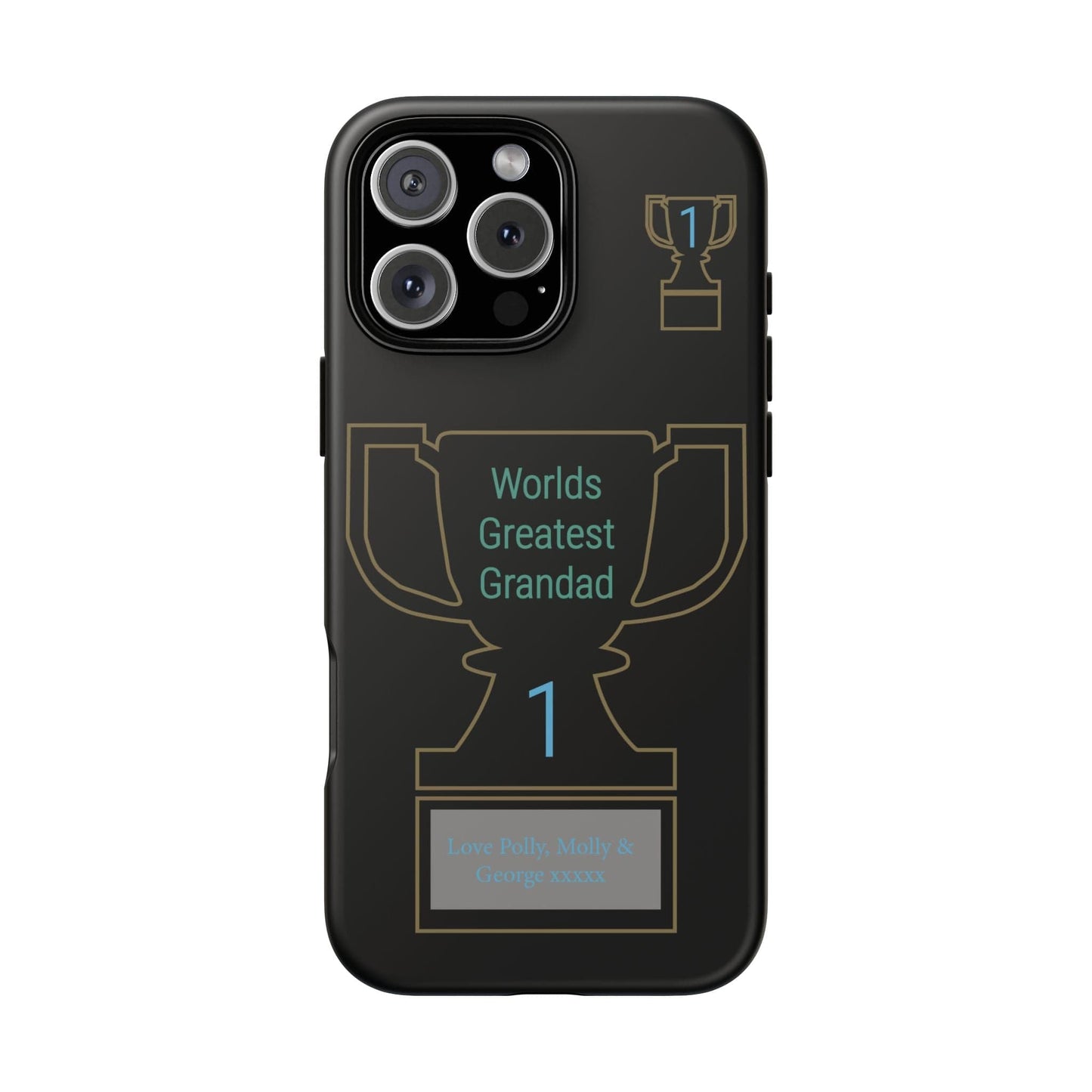 Printify Phone Case iPhone 16 Pro Max / Matte Personalised Worlds Greatest Grandad iPhone Case