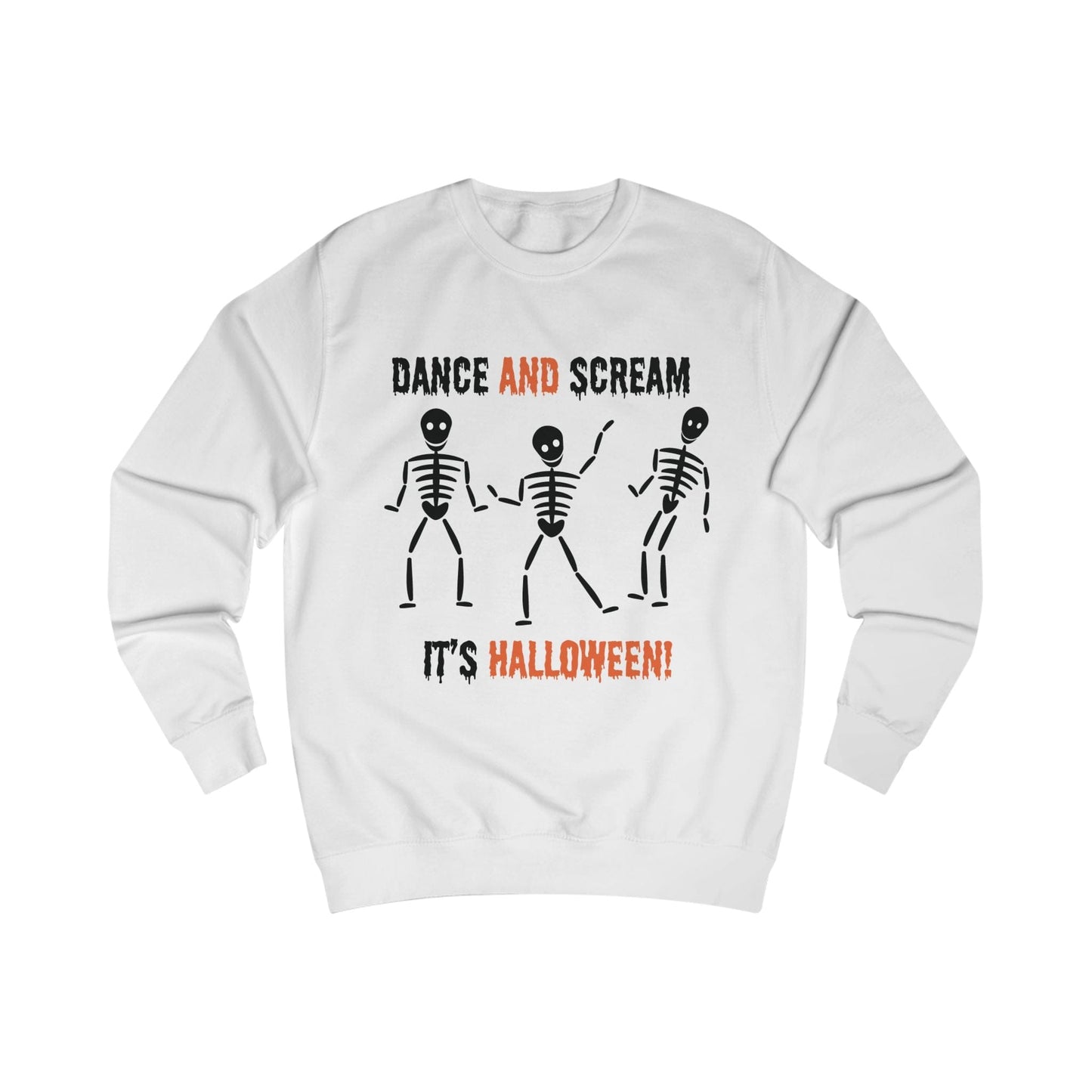 Printify Sweatshirt Arctic White / S Skeleton Dance Sweatshirt