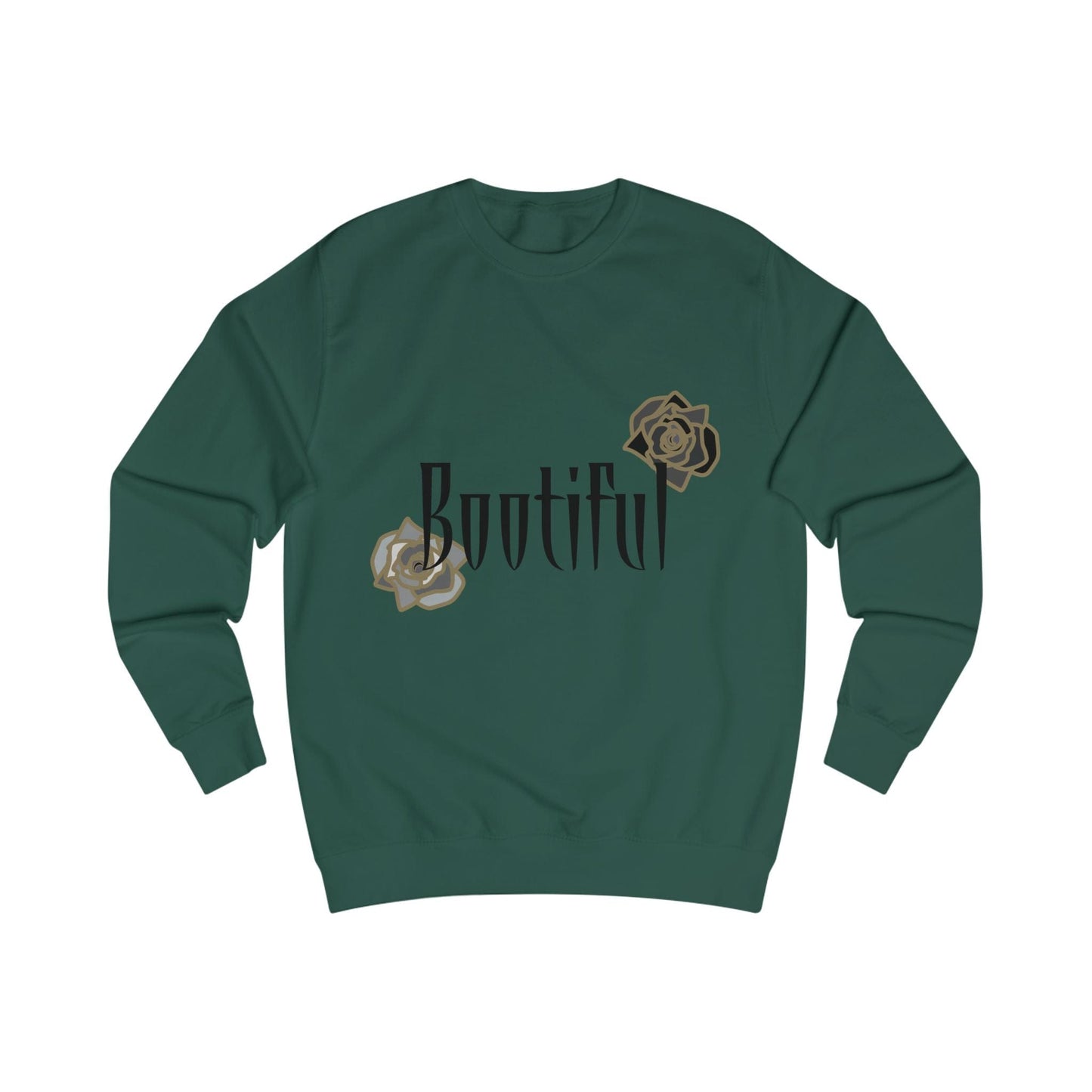 Printify Sweatshirt Bottle Green / S Bootiful Sweatshirt