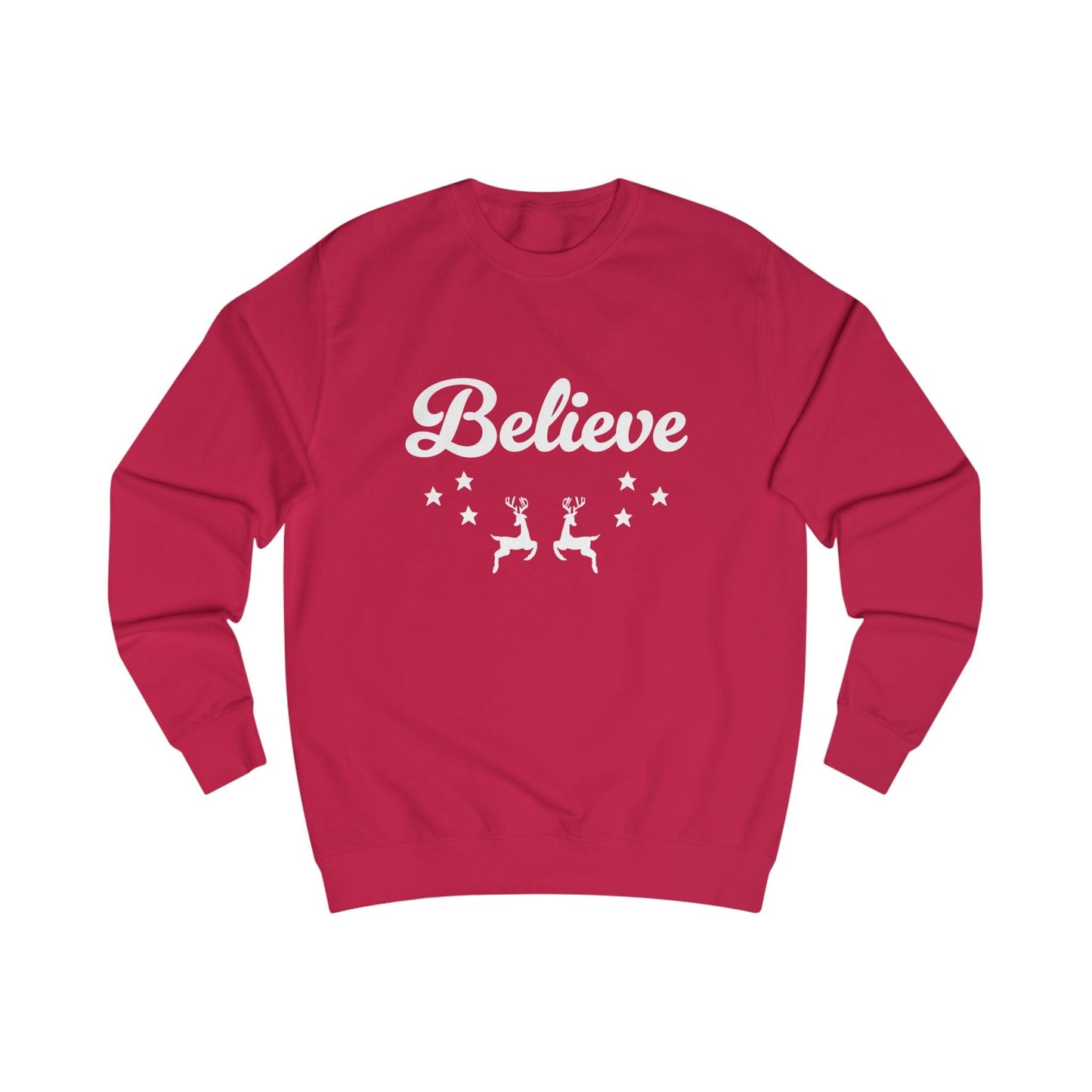 Printify Sweatshirt Fire Red / S Believe in the Magic Christmas Jumper