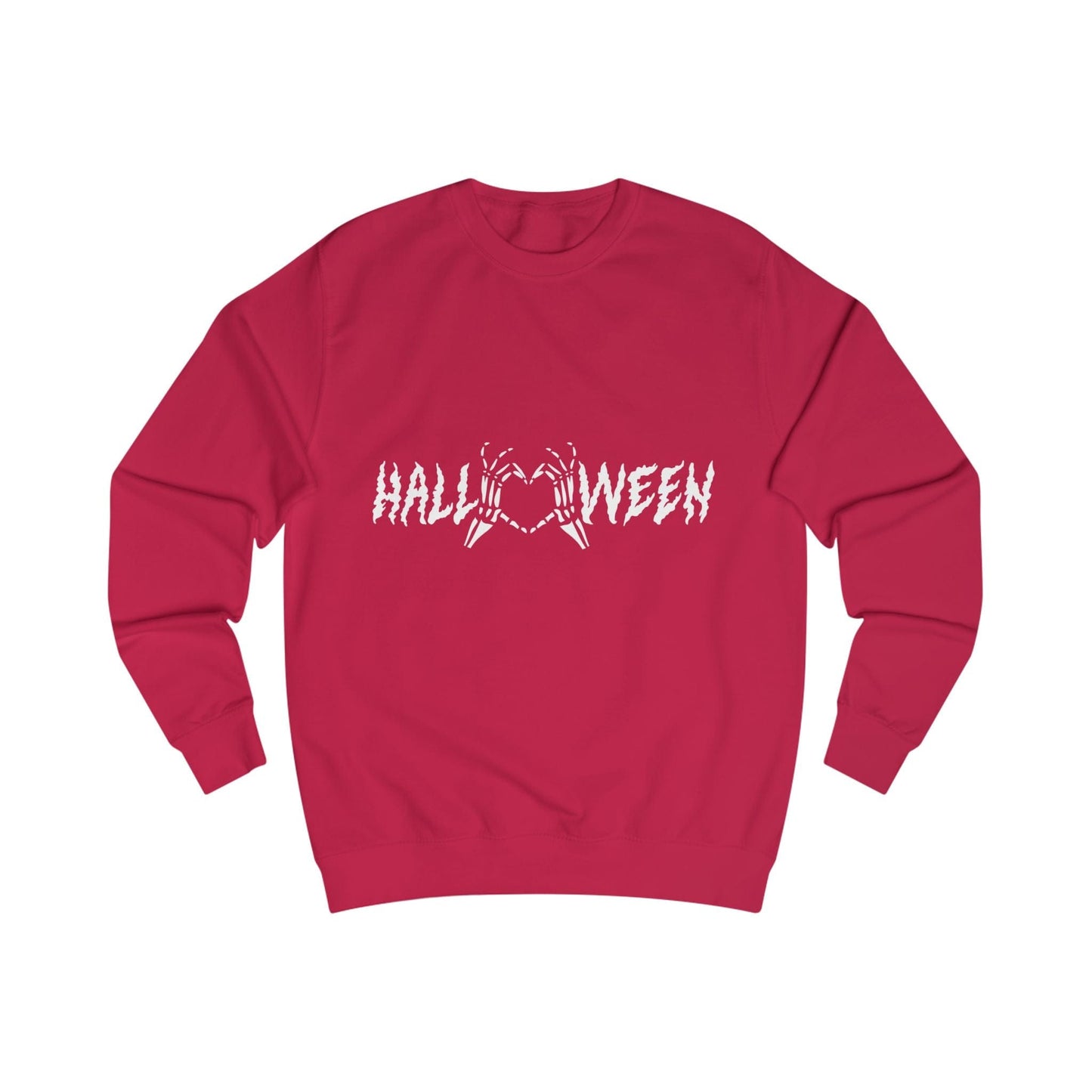 Printify Sweatshirt Fire Red / S Halloween Heart Hands Sweatshirt