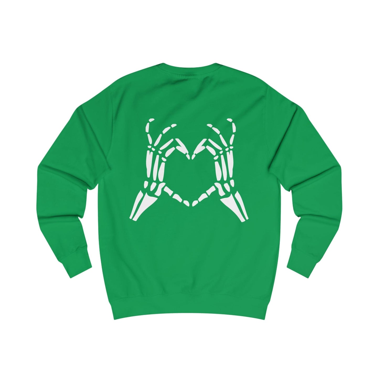 Printify Sweatshirt Halloween Heart Hands Sweatshirt