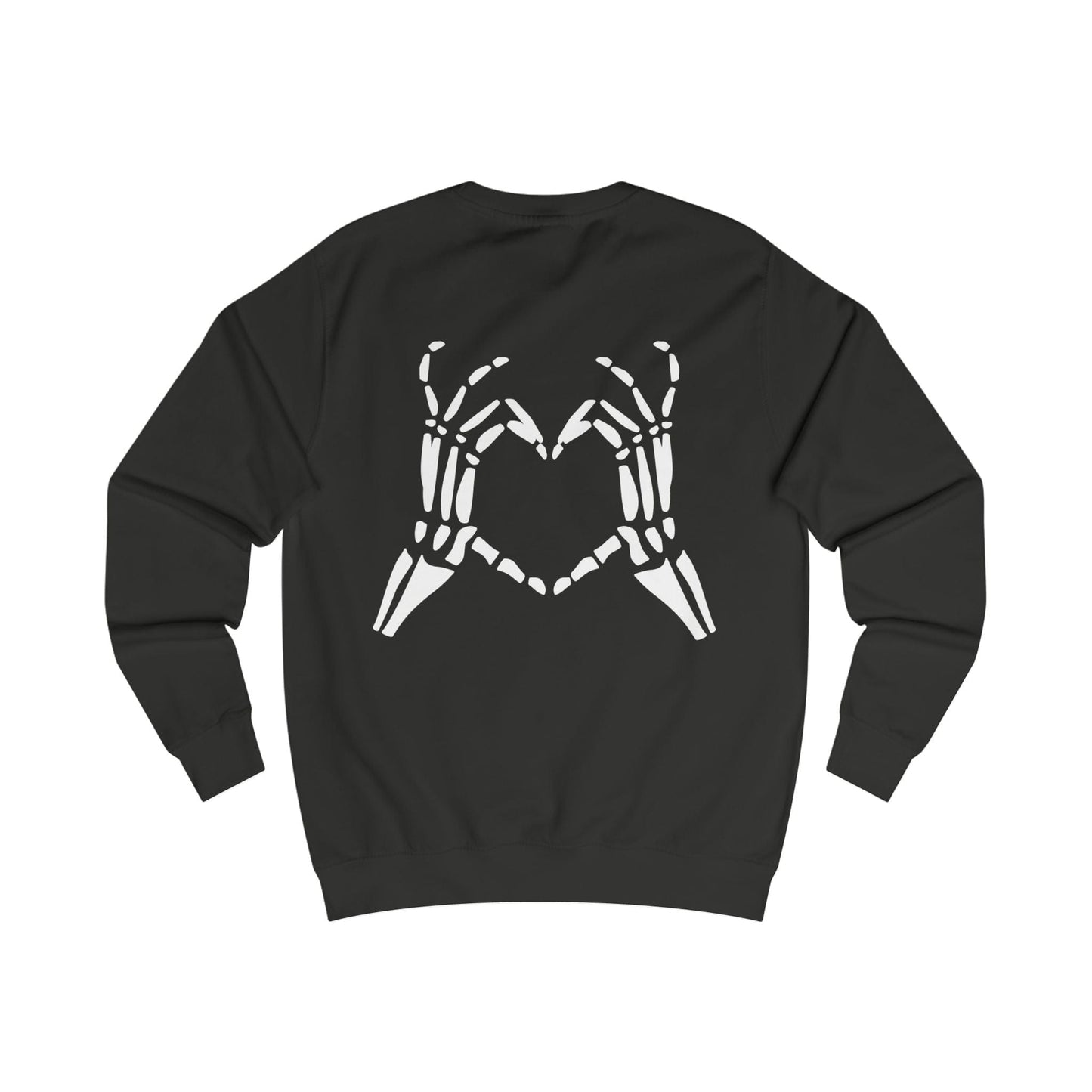 Printify Sweatshirt Halloween Heart Hands Sweatshirt