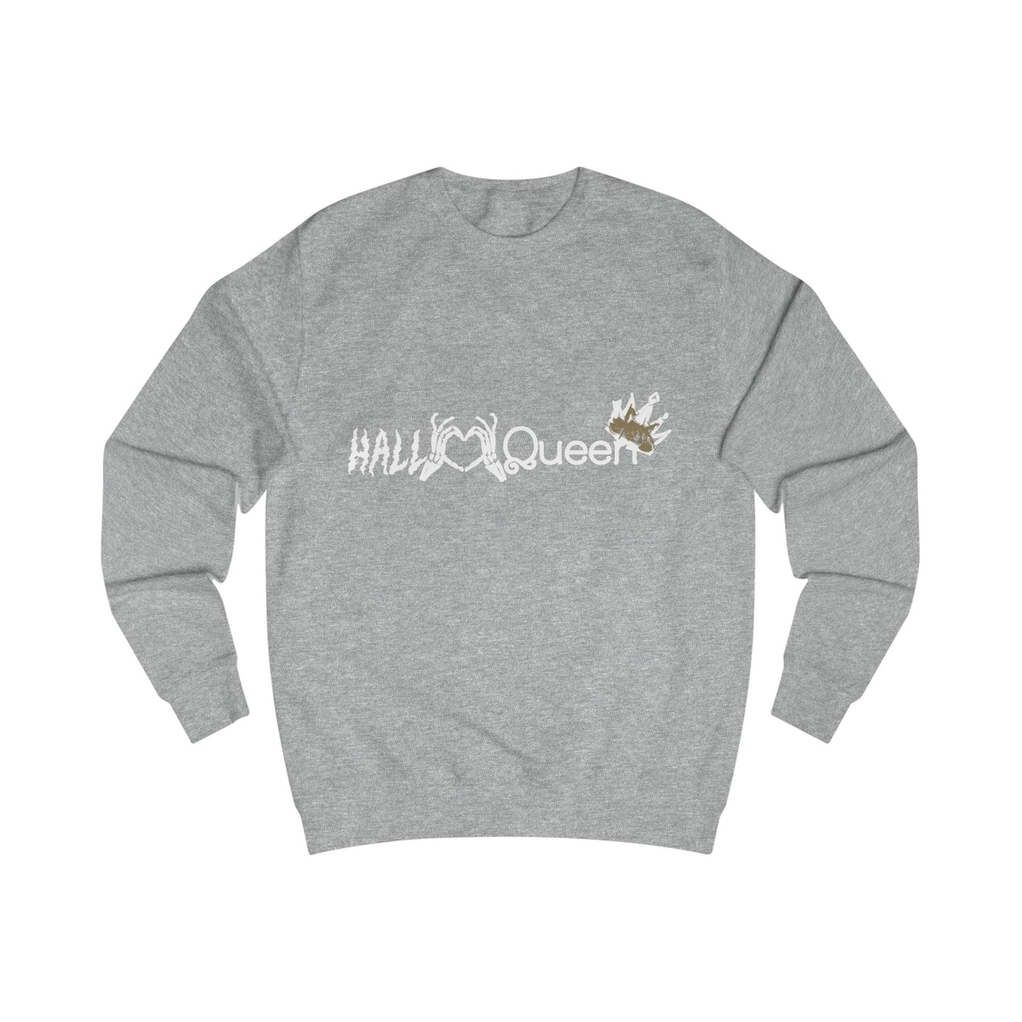Printify Sweatshirt Heather Grey / S Halloqueen Sweatshirt