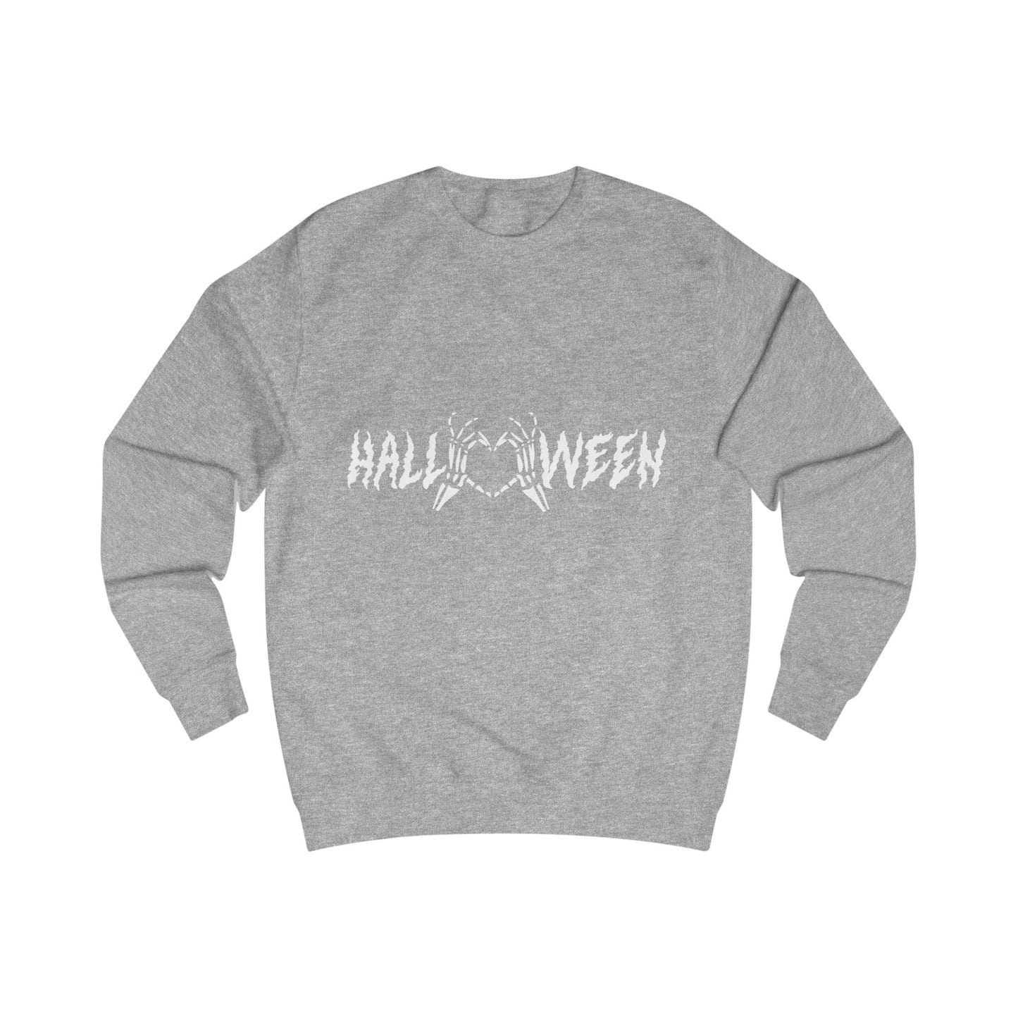 Printify Sweatshirt Heather Grey / S Halloween Heart Hands Sweatshirt