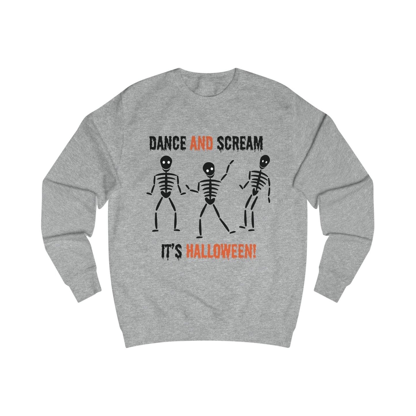Printify Sweatshirt Heather Grey / S Skeleton Dance Sweatshirt