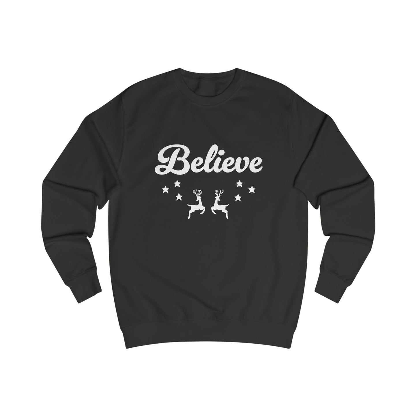 Printify Sweatshirt Jet Black / S Believe in the Magic Christmas Jumper
