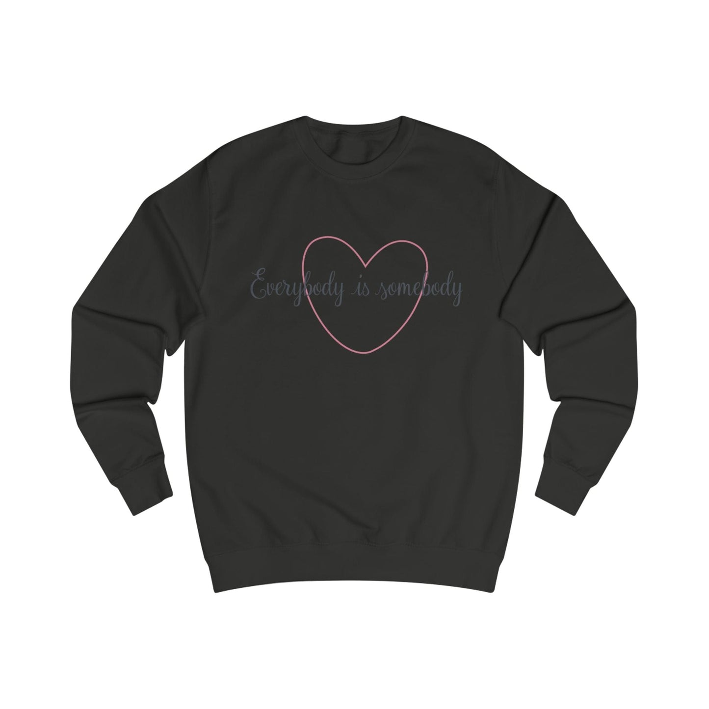Printify Sweatshirt Jet Black / S Everybody is Somebody Unisex Sweatshirt