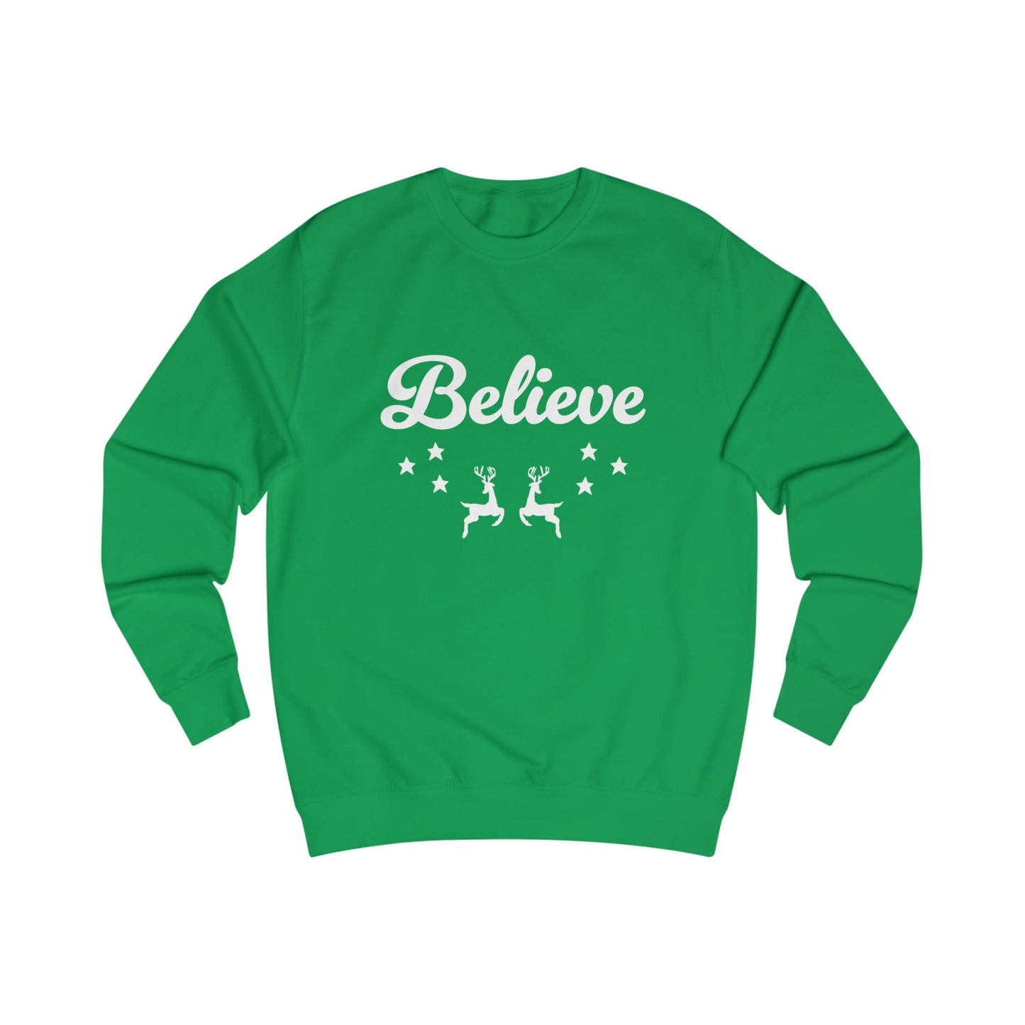 Printify Sweatshirt Kelly Green / S Believe in the Magic Christmas Jumper