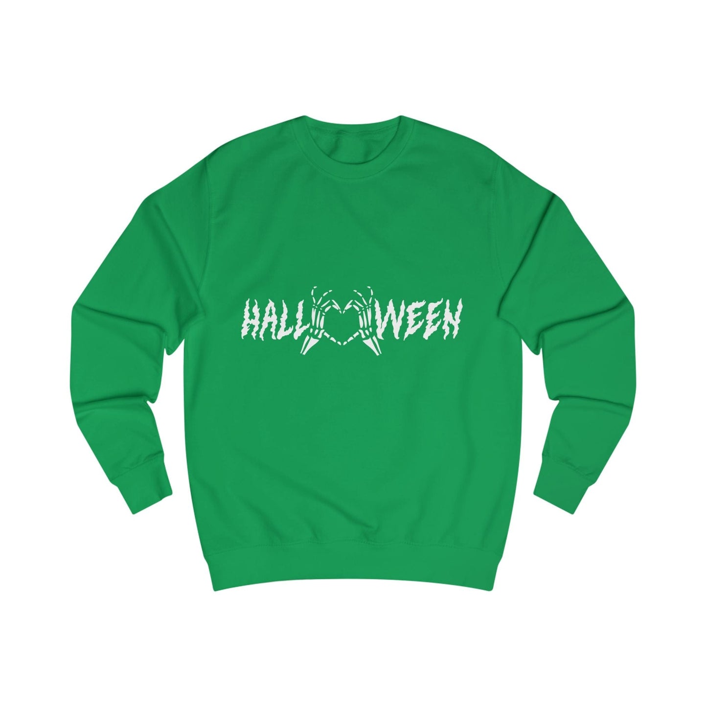 Printify Sweatshirt Kelly Green / S Halloween Heart Hands Sweatshirt