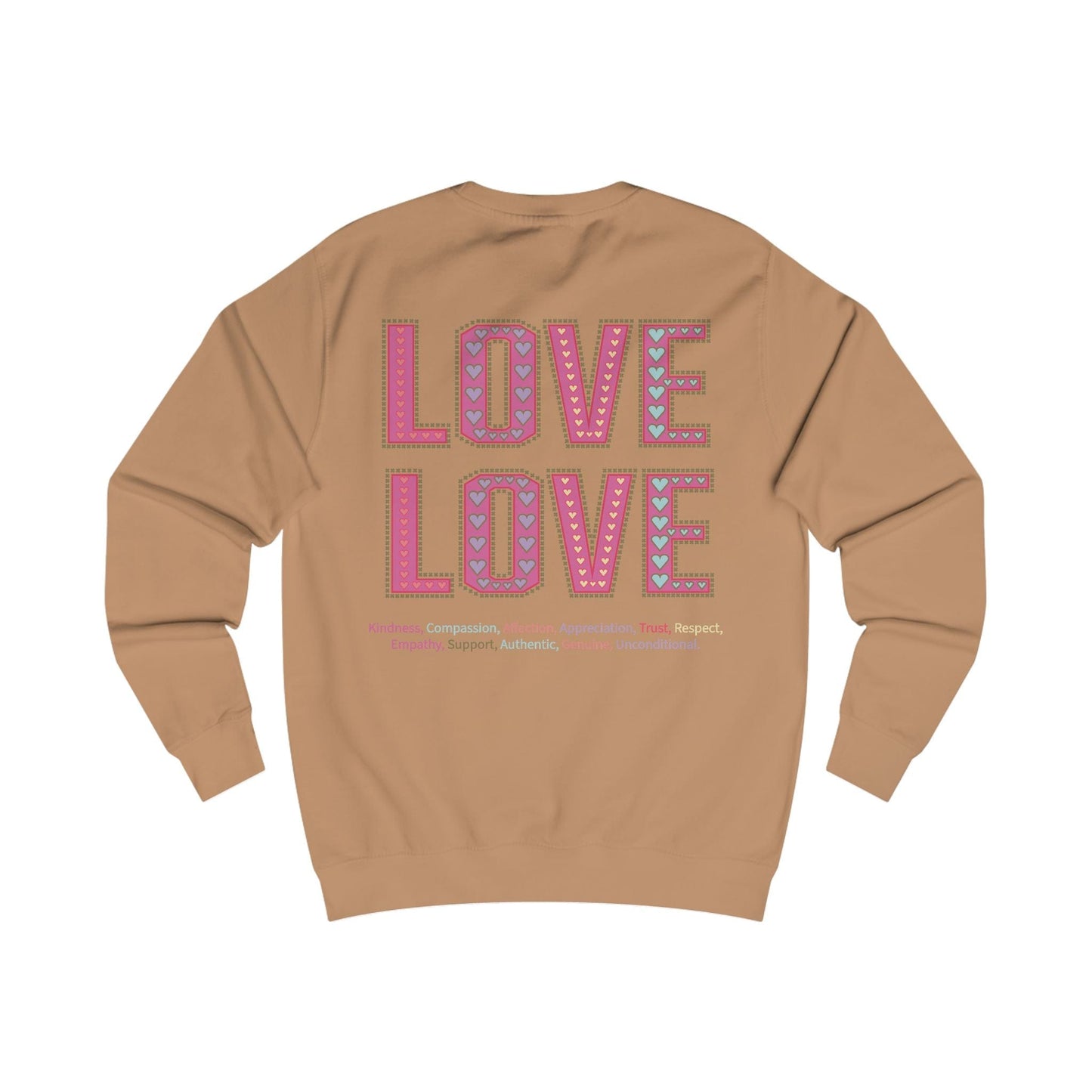 Printify Sweatshirt Love Love Sweatshirt Various Colours