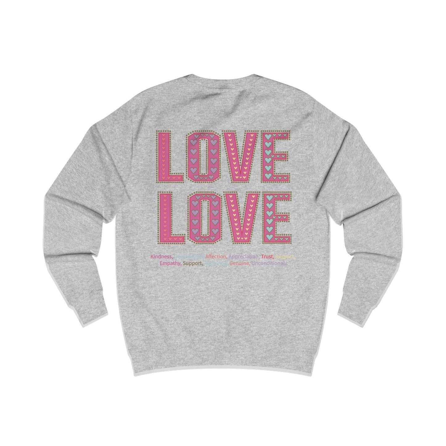 Printify Sweatshirt Love Love Sweatshirt Various Colours