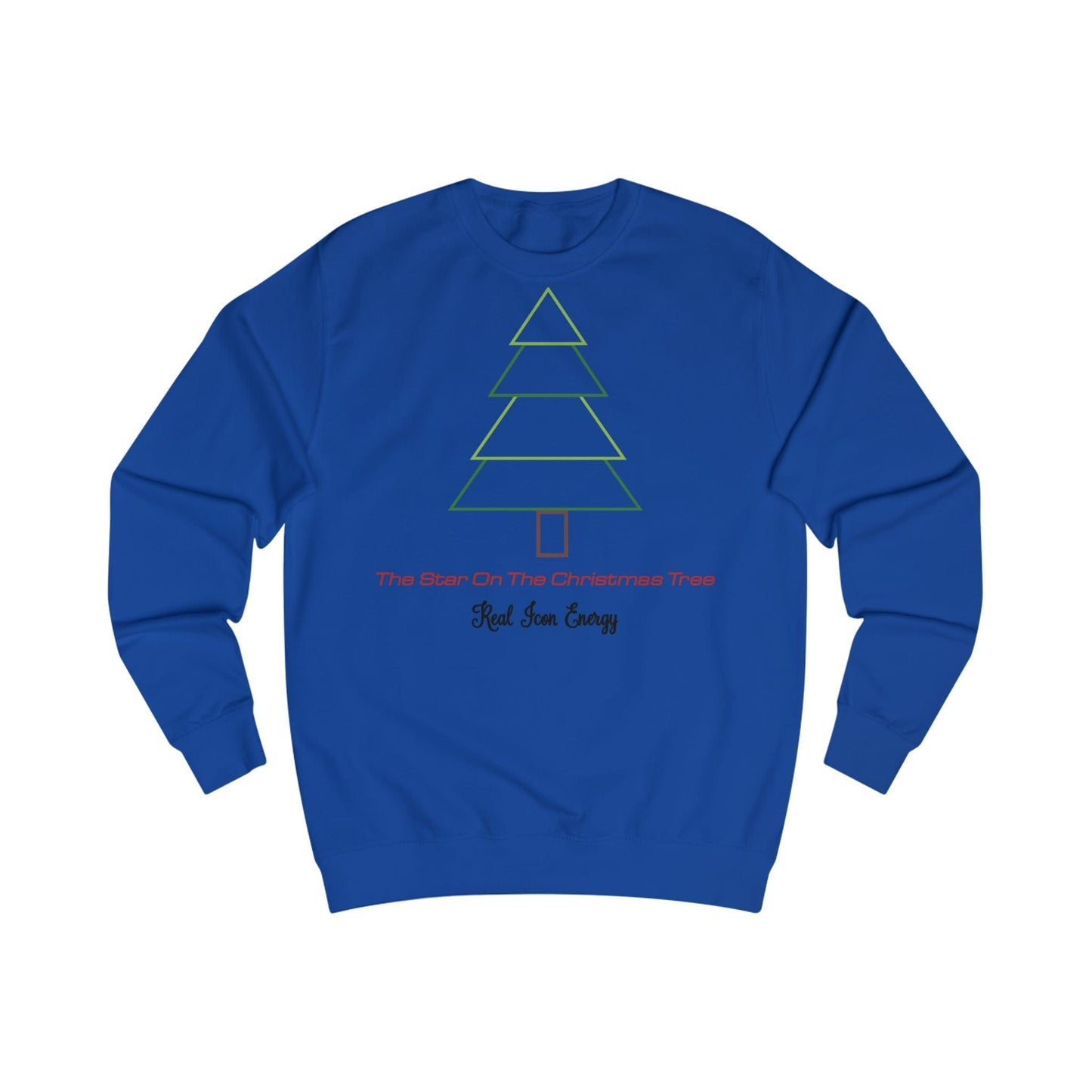 Printify Sweatshirt Royal Blue / S Star on the Christmas Tree Jumper