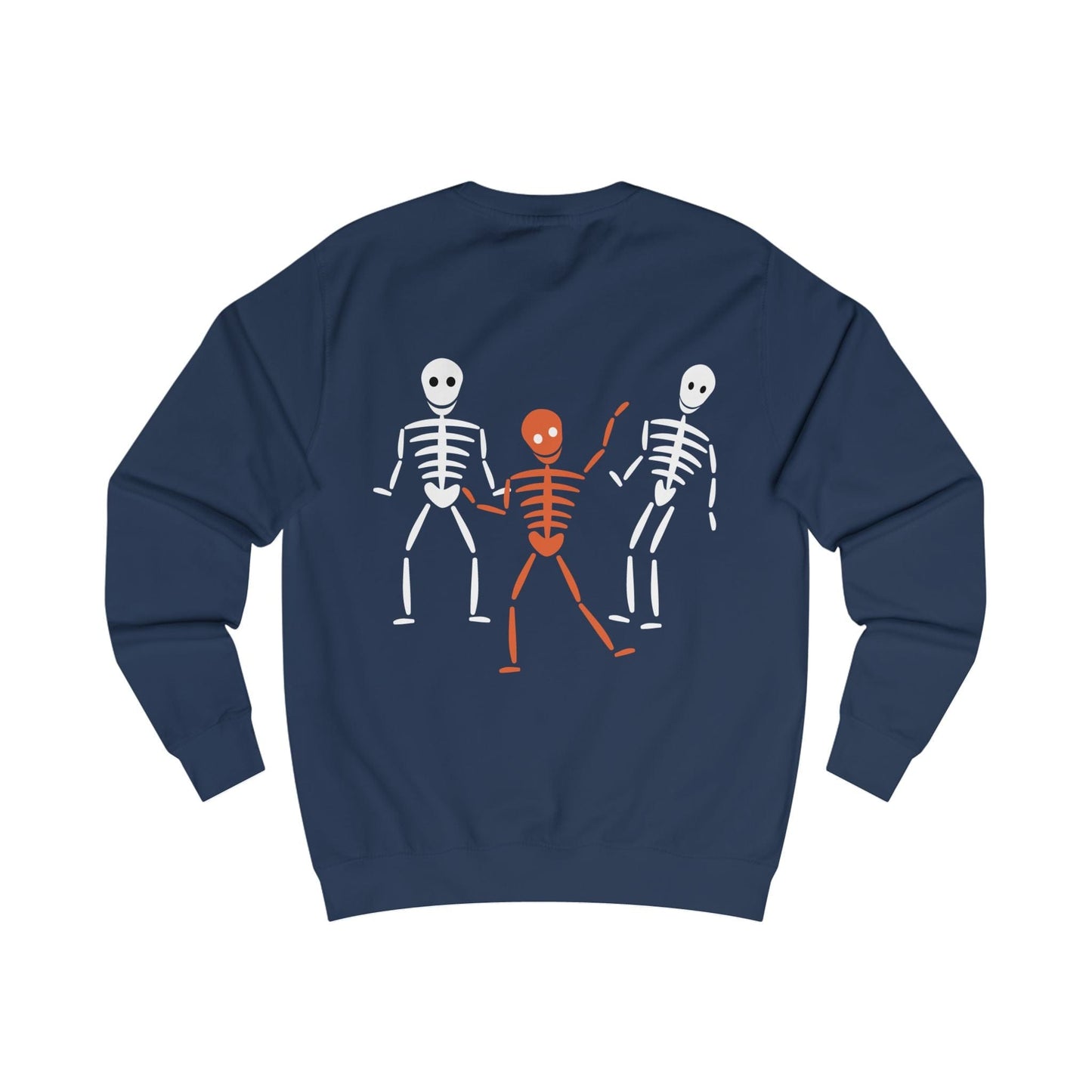 Printify Sweatshirt Skeleton dance dark base Sweatshirt