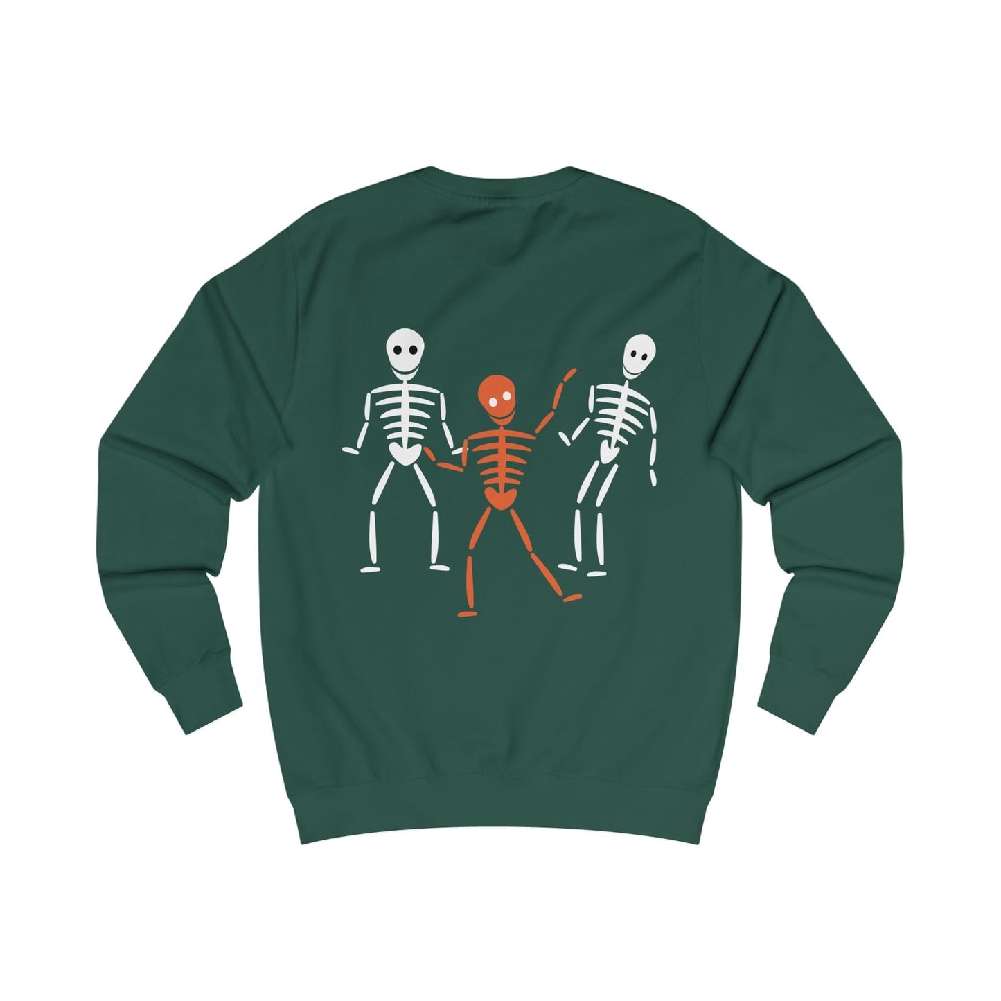 Printify Sweatshirt Skeleton dance dark base Sweatshirt