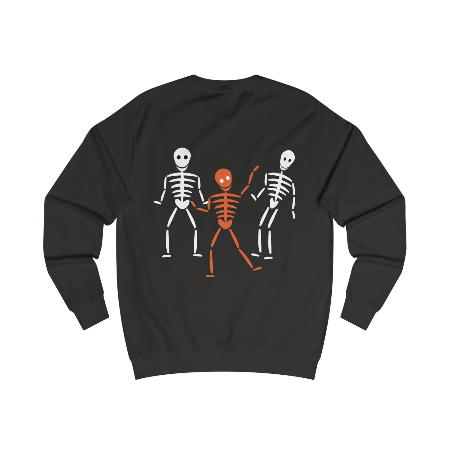 Printify Sweatshirt Skeleton dance dark base Sweatshirt