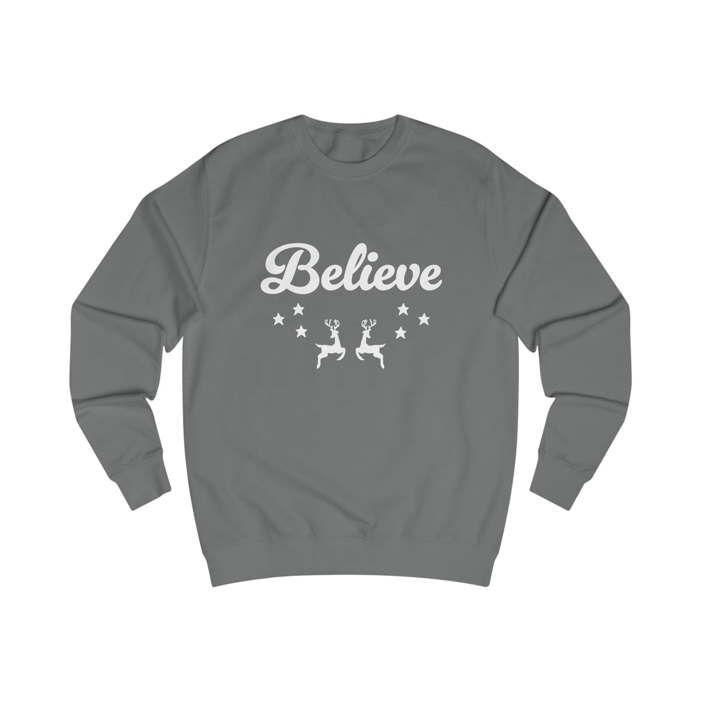 Printify Sweatshirt Steel Grey / S Believe in the Magic Christmas Jumper