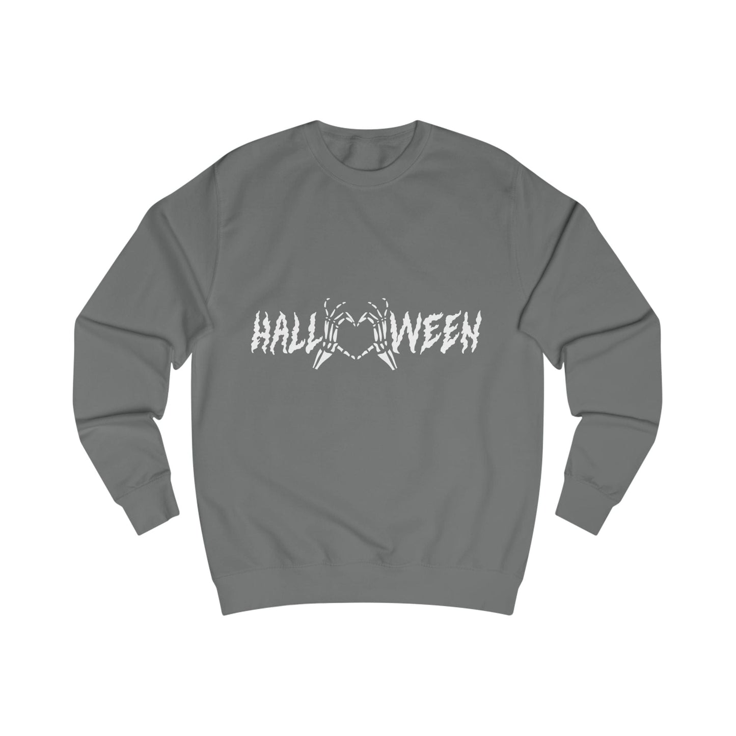 Printify Sweatshirt Steel Grey / S Halloween Heart Hands Sweatshirt