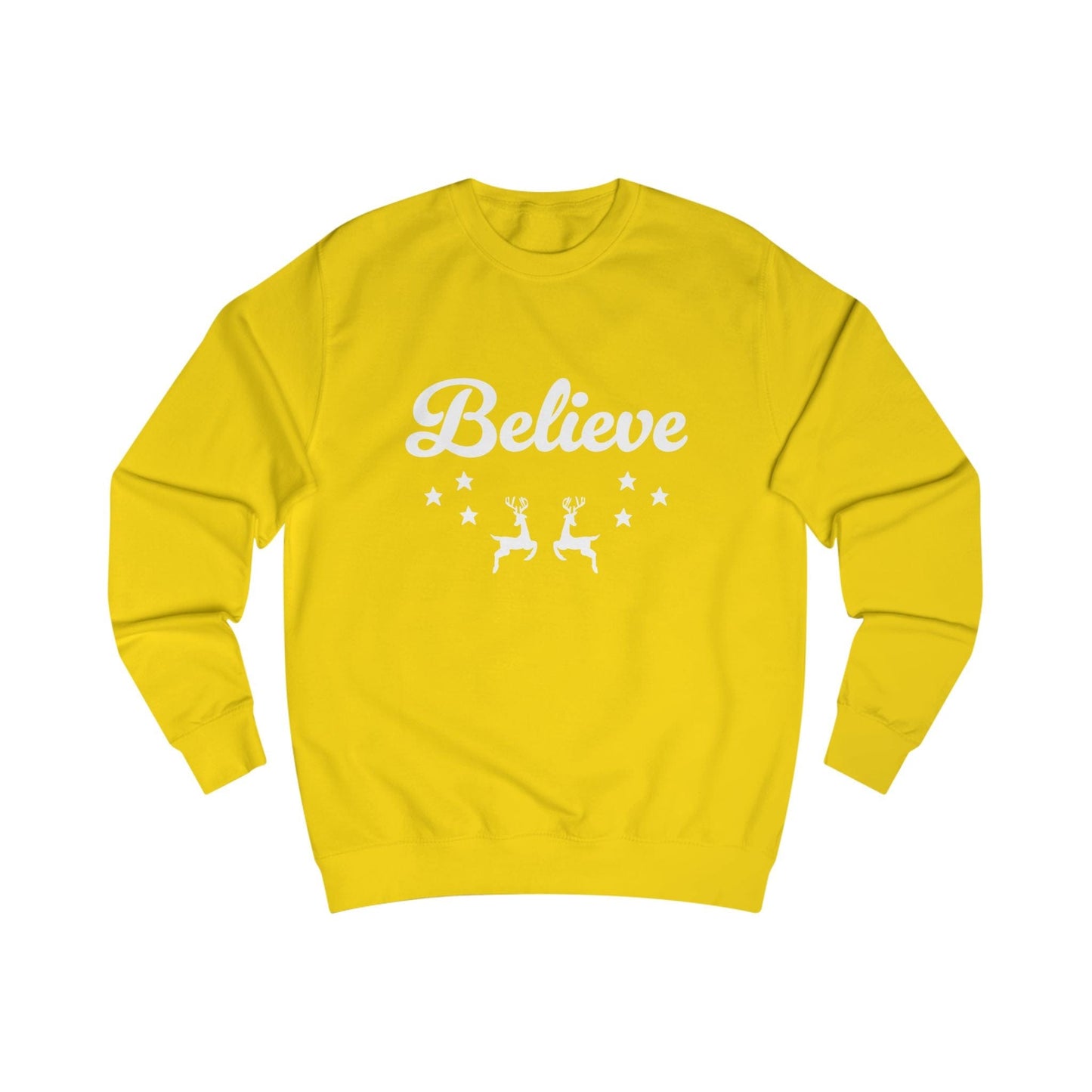 Printify Sweatshirt Sun Yellow / S Believe in the Magic Christmas Jumper