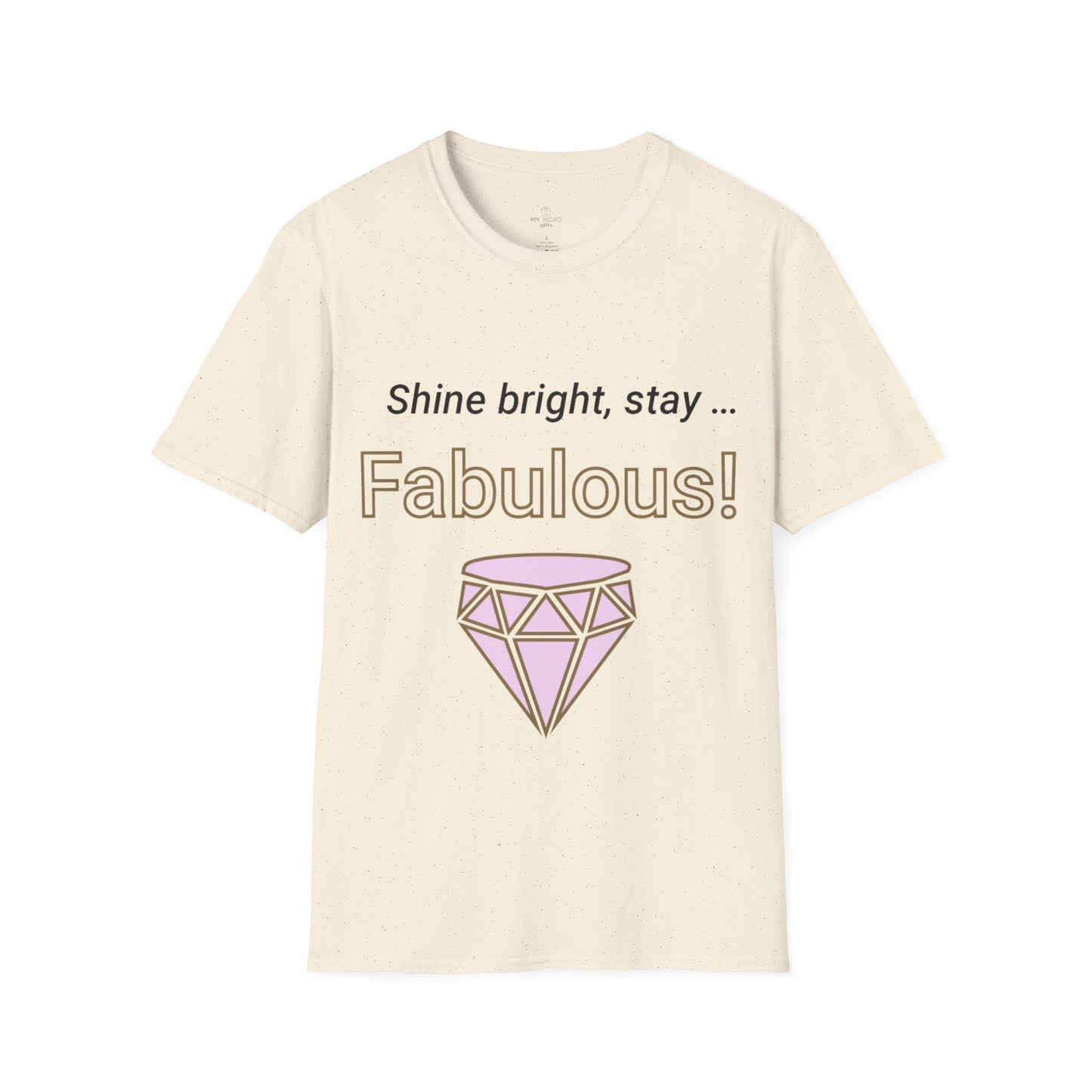 Printify T-Shirt Natural / S Fabulous Diamond Icon T-Shirt