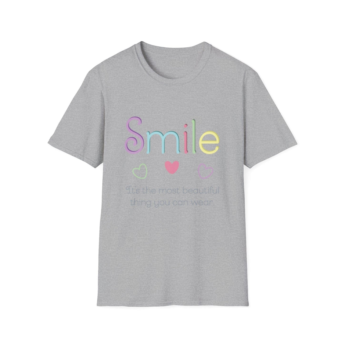 Printify T-Shirt Sport Grey / S Smile Beautiful T-Shirt