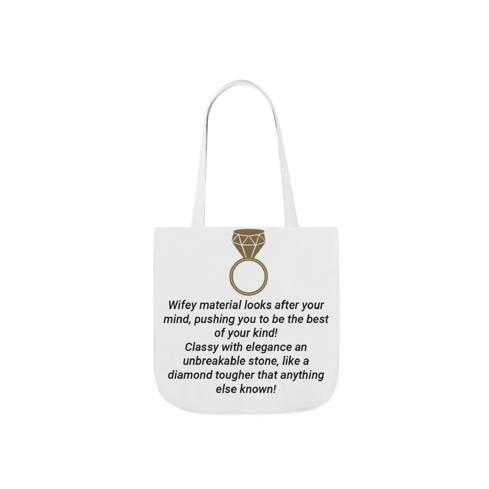 Printify Accessories 100% Material Wifey Tote Bag