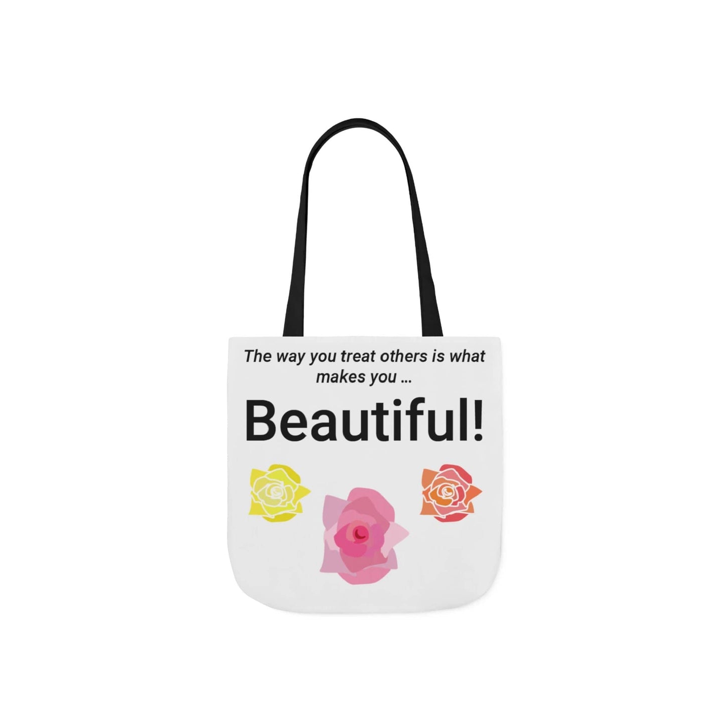 Printify Accessories 13" × 13'' / Black Beautiful You Tote Bag