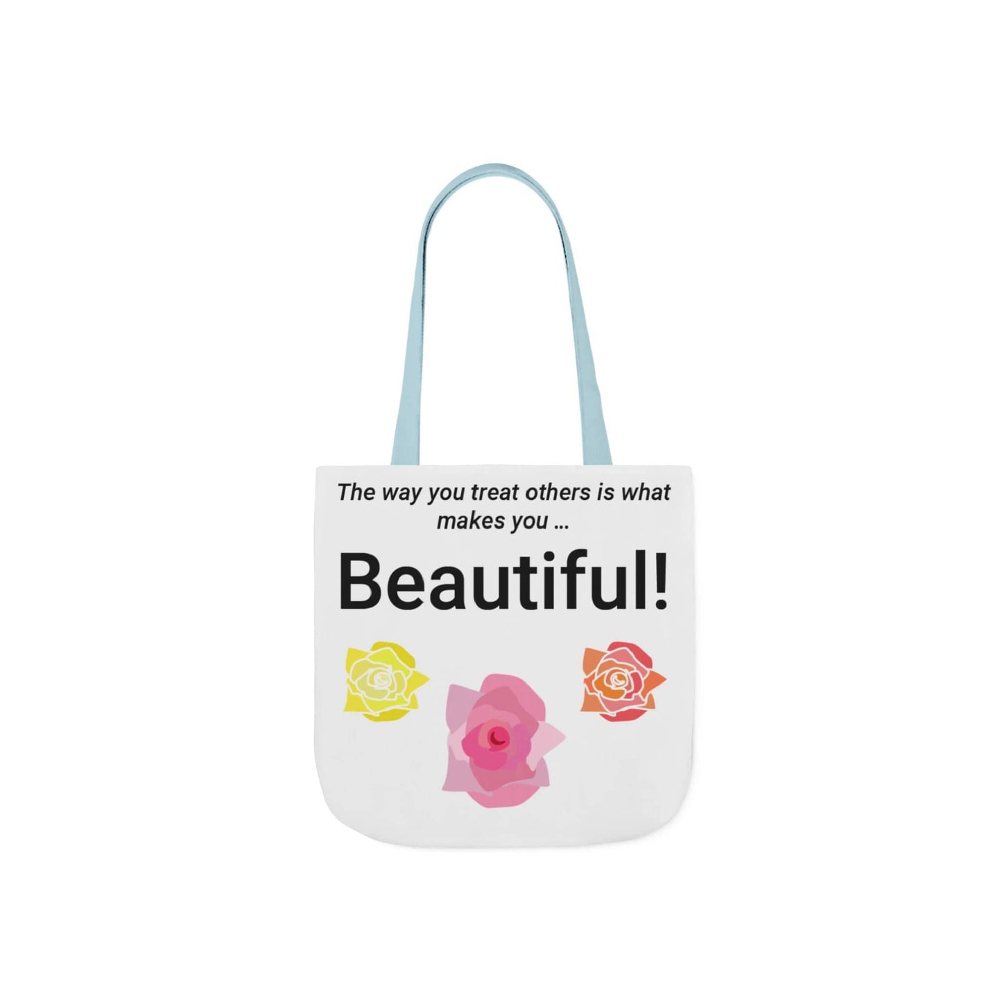 Printify Accessories 13" × 13'' / Light blue Beautiful You Tote Bag