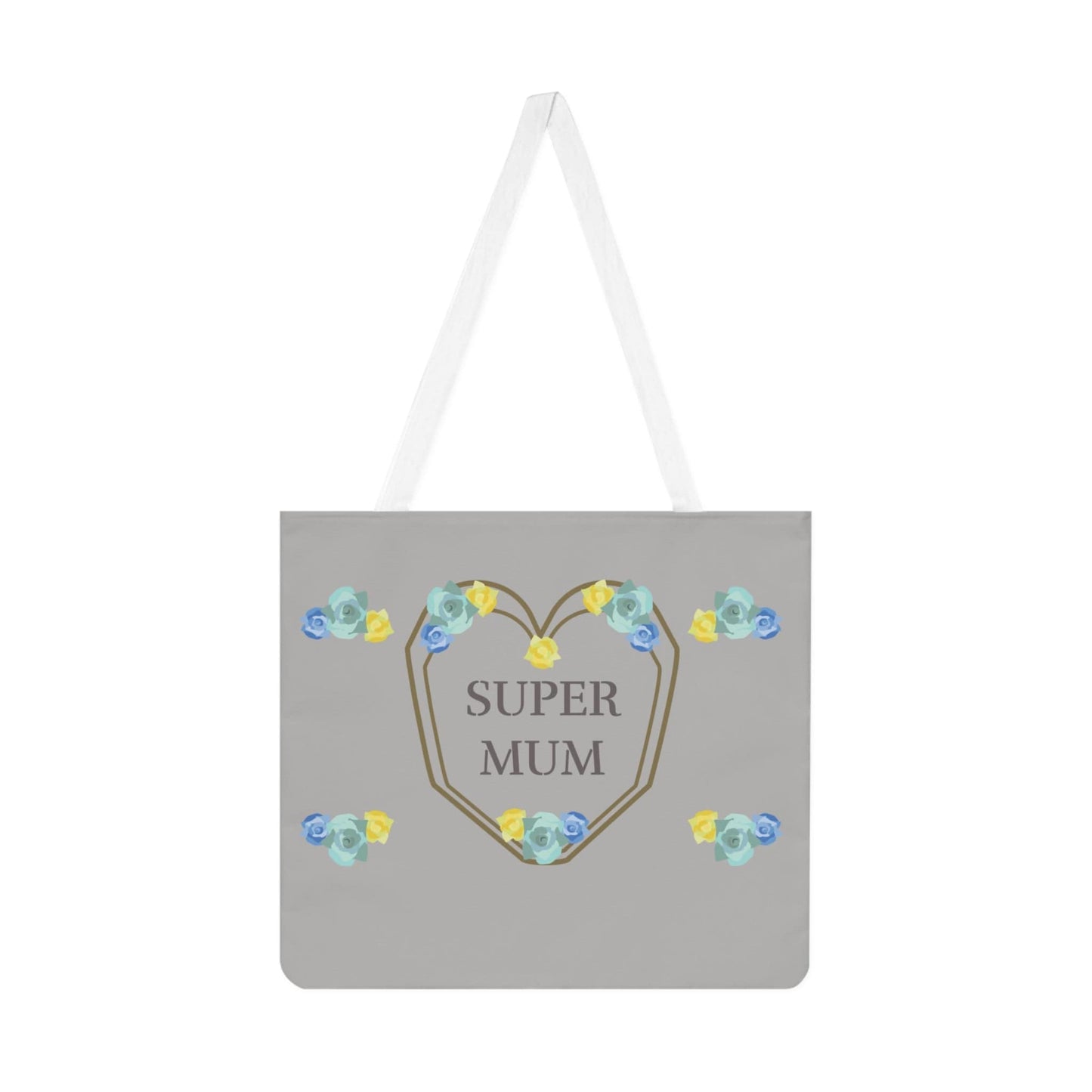 Printify Bags One size / White Personalised Super Mum Tote Bag