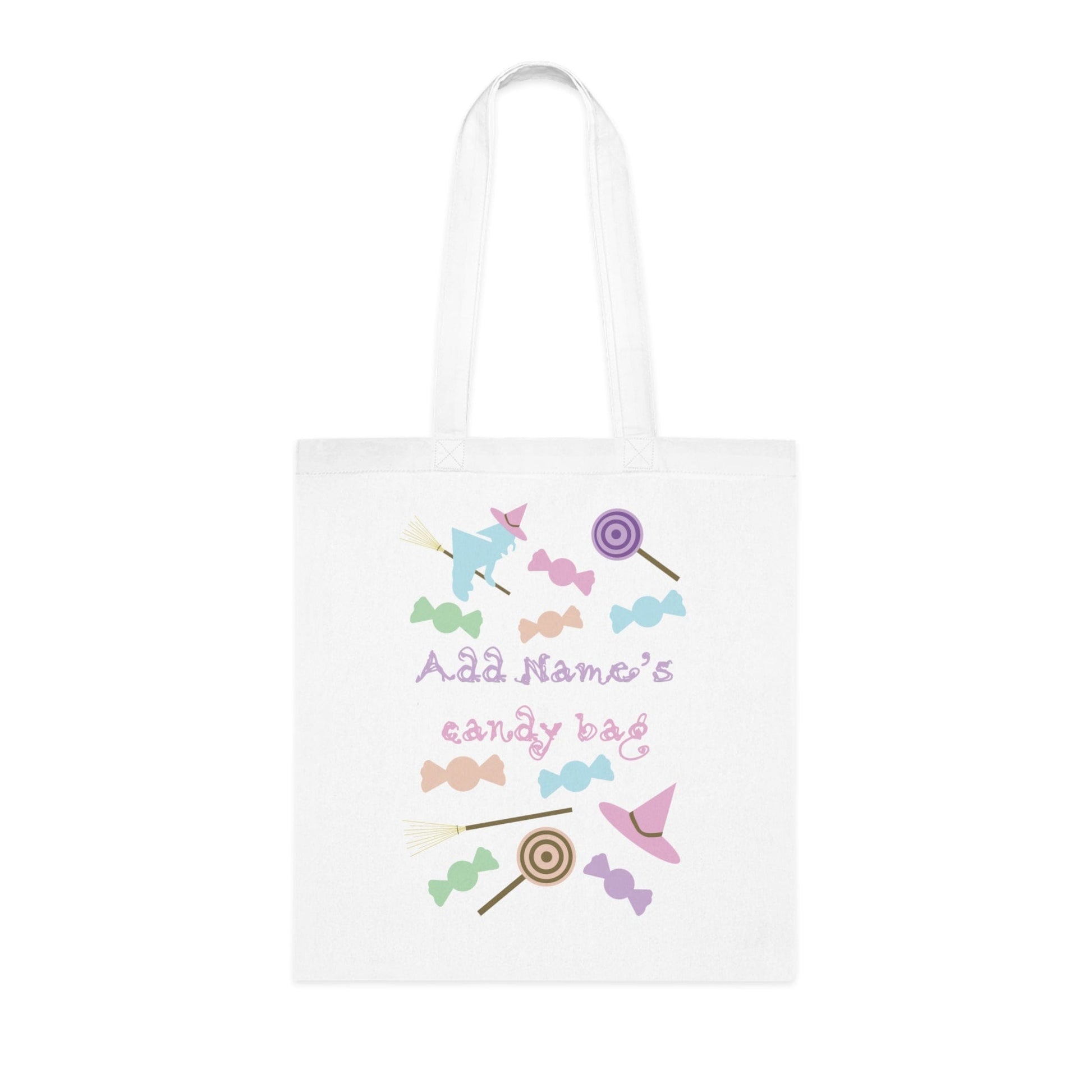 Printify Bags Personalised Pastel Witch Candy Tote Bag