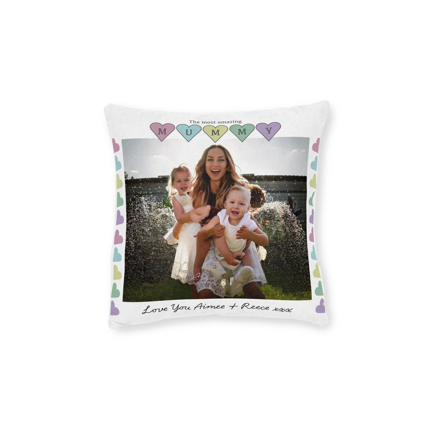 Printify Home Decor 12" × 12" Mummy Photo Cushion