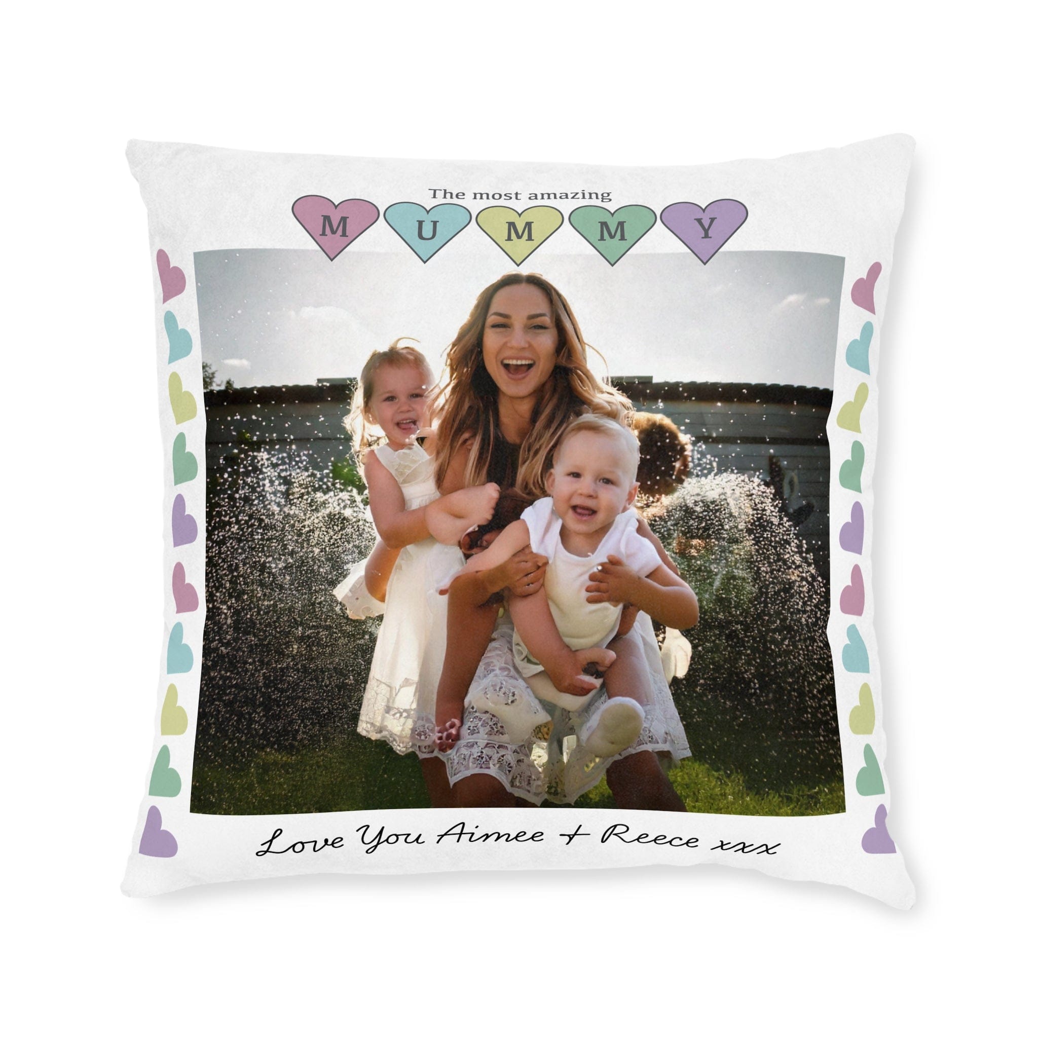 Printify Home Decor 22" × 22" Mummy Photo Cushion