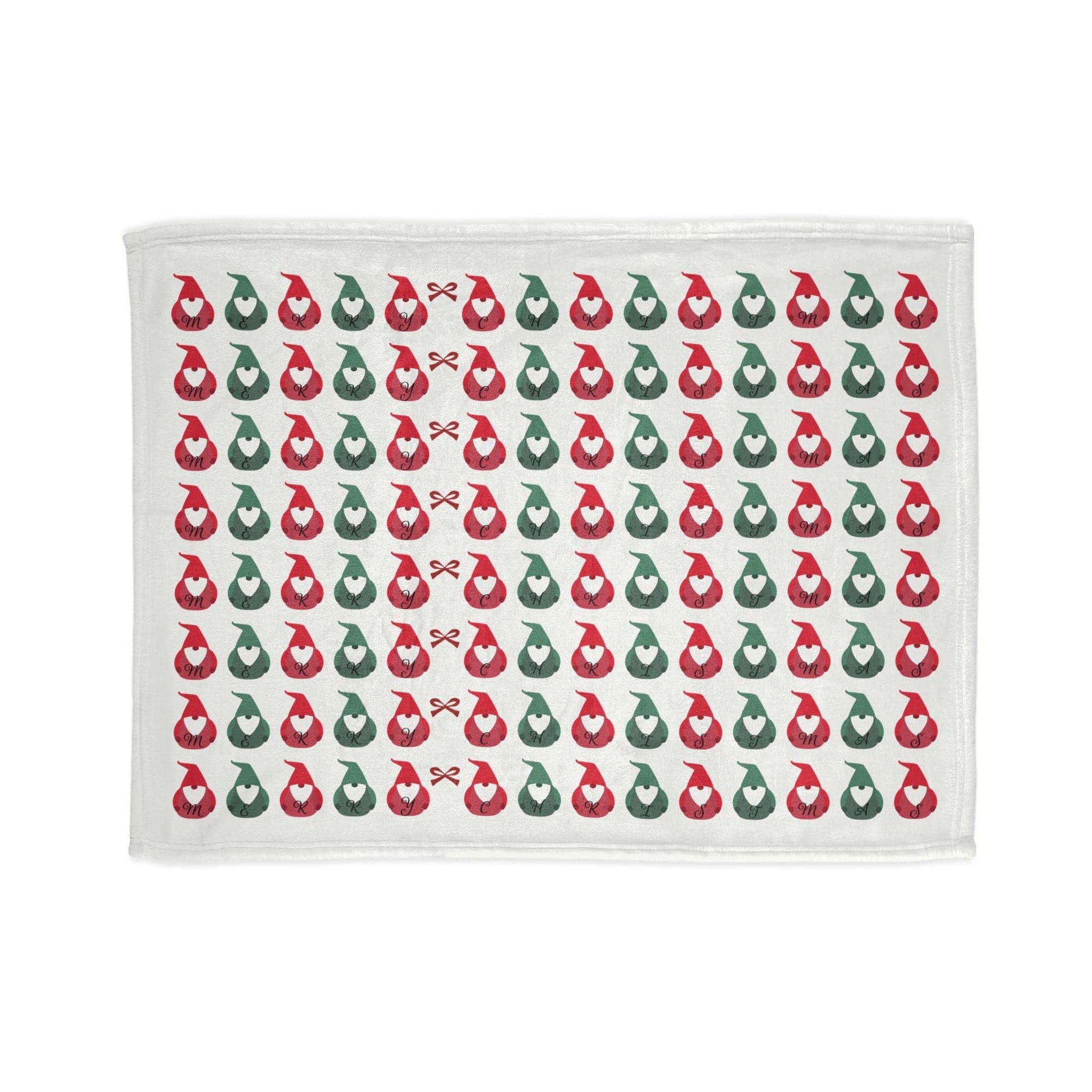 Printify Home Decor 30'' × 40'' Christmas Gonk Blanket - Festive Colours