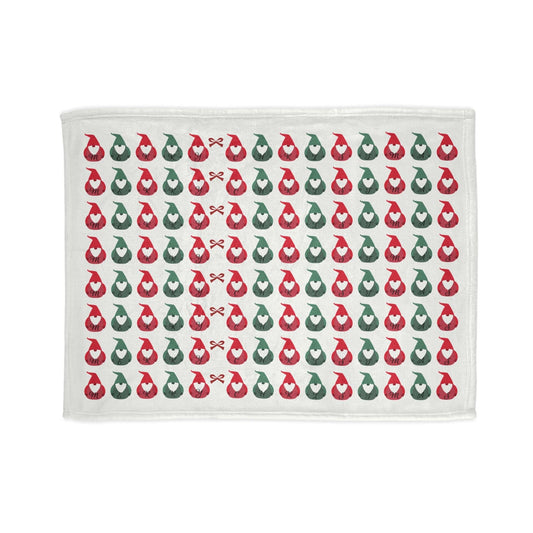 Printify Home Decor 30'' × 40'' Christmas Gonk Blanket - Festive Colours