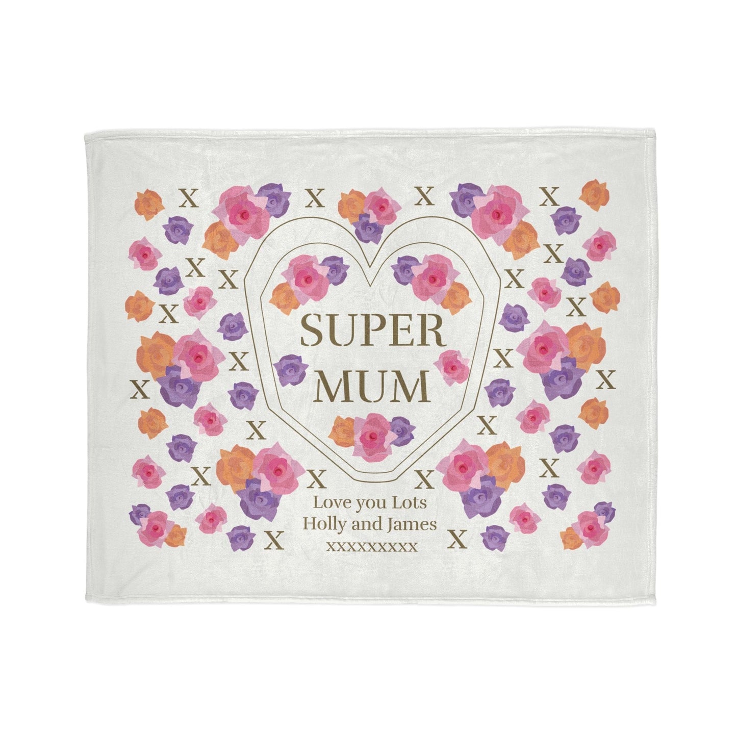 Printify Home Decor 50" × 60" Personalised Super Mum Blanket