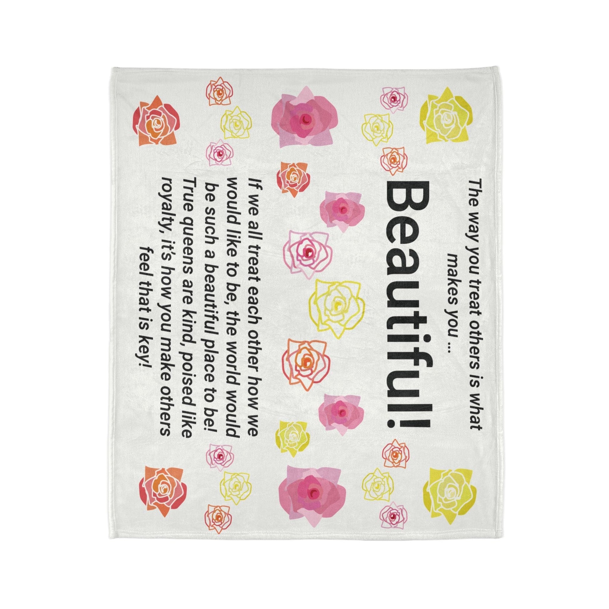 Printify Home Decor Beautiful You Soft Polyester Blanket