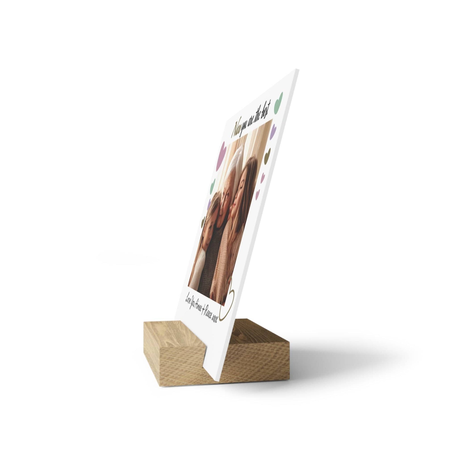 Printify Home Decor Best Nan Photo Board With Stand